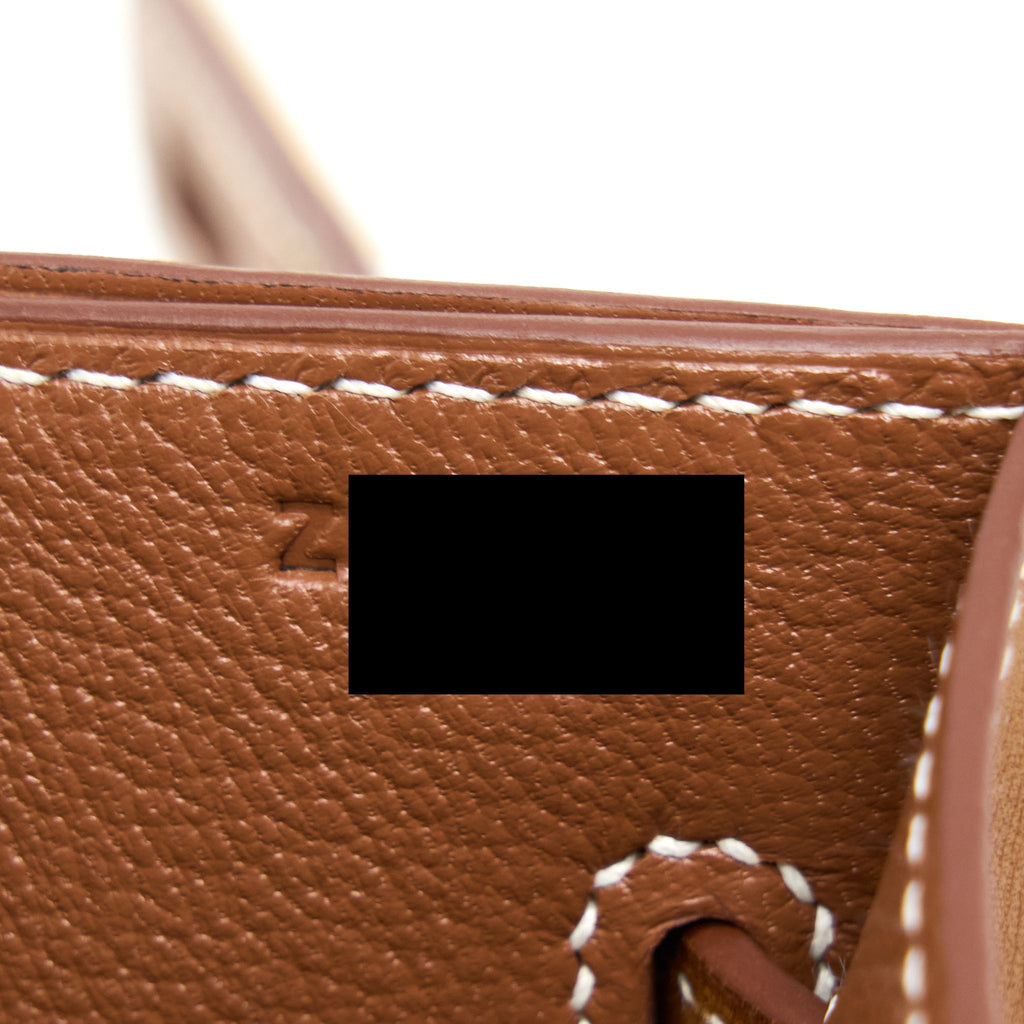 HERMES POCHETTE KELLY DEPECHES 25 CANVAS/BARENIA ECRU BEIGE/FAUVE GHW