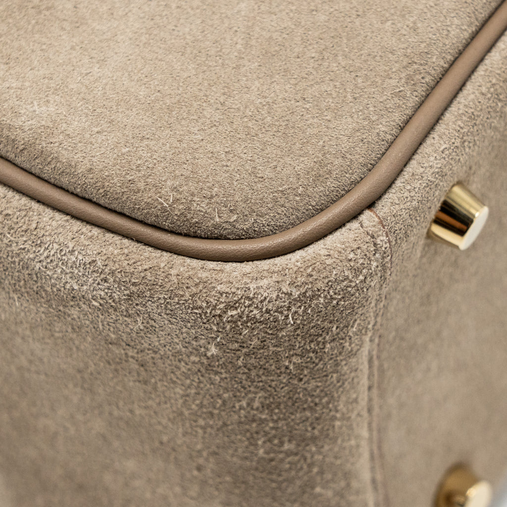 HERMES MINI LINDY GRIZZLY/SWIFT GRIS CAILLOU/ETOUPE GHW