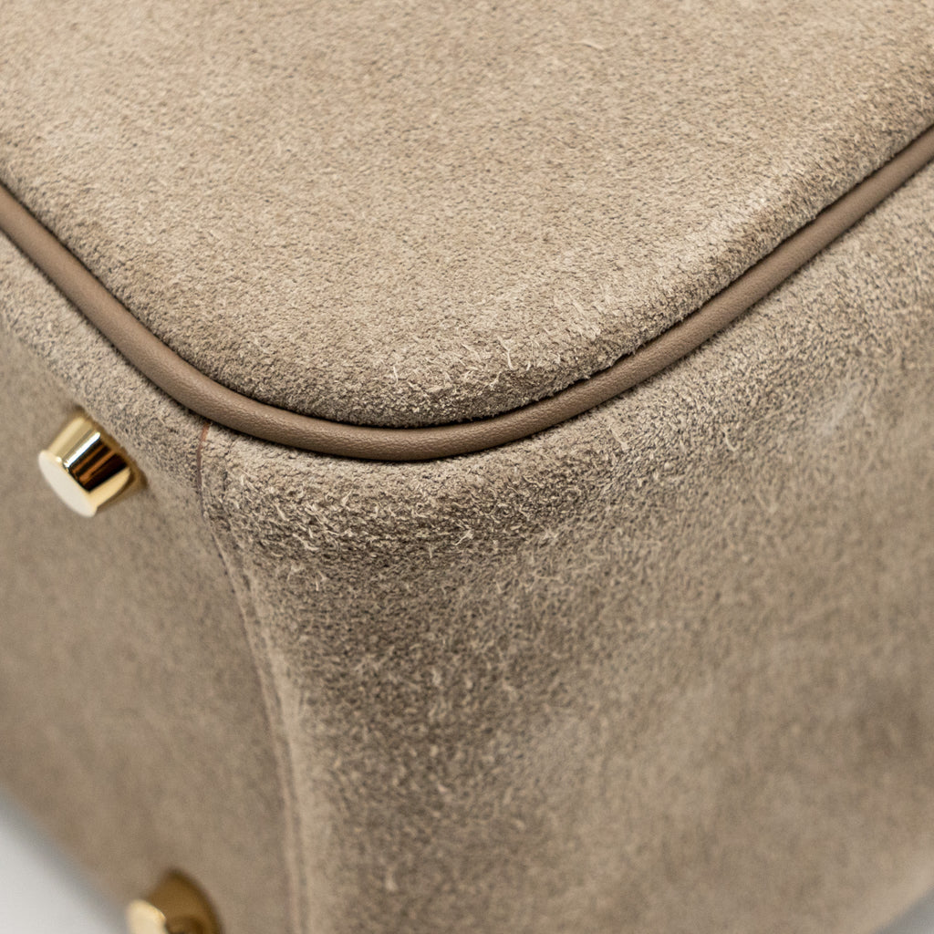 HERMES MINI LINDY GRIZZLY/SWIFT GRIS CAILLOU/ETOUPE GHW