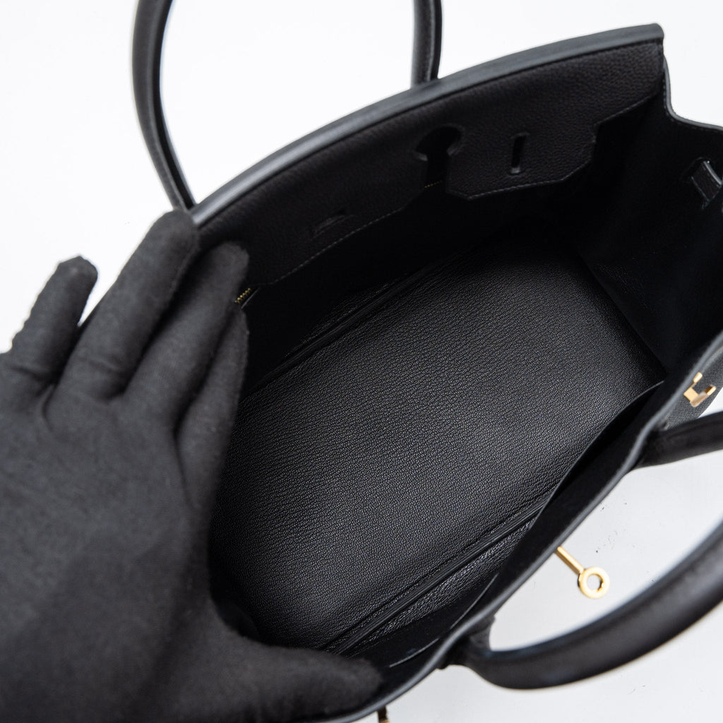 HERMES BIRKIN 30 TOGO BLACK GHW