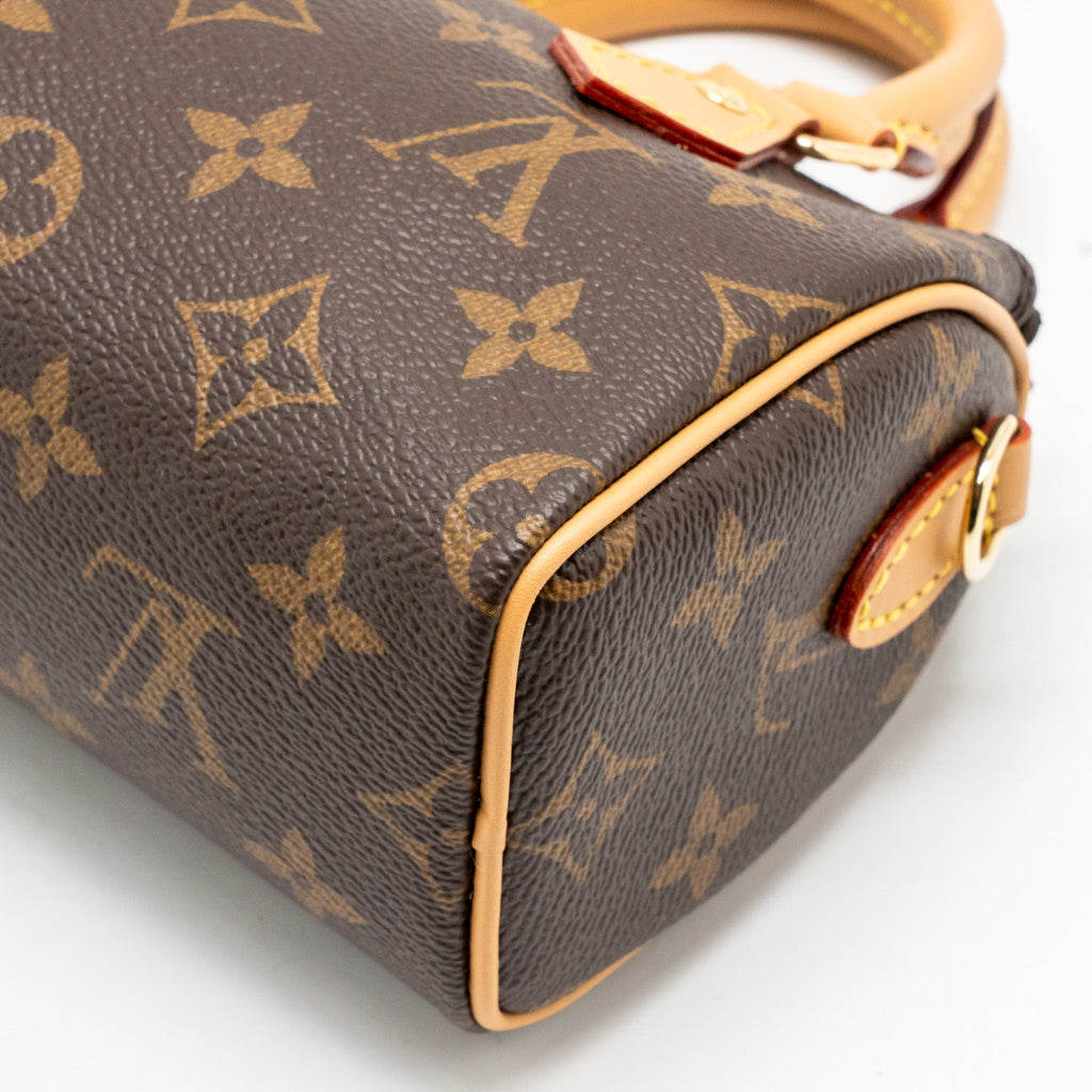 LOUIS VUITTON NANO SPEEDY MONOGRAM CANVAS GHW