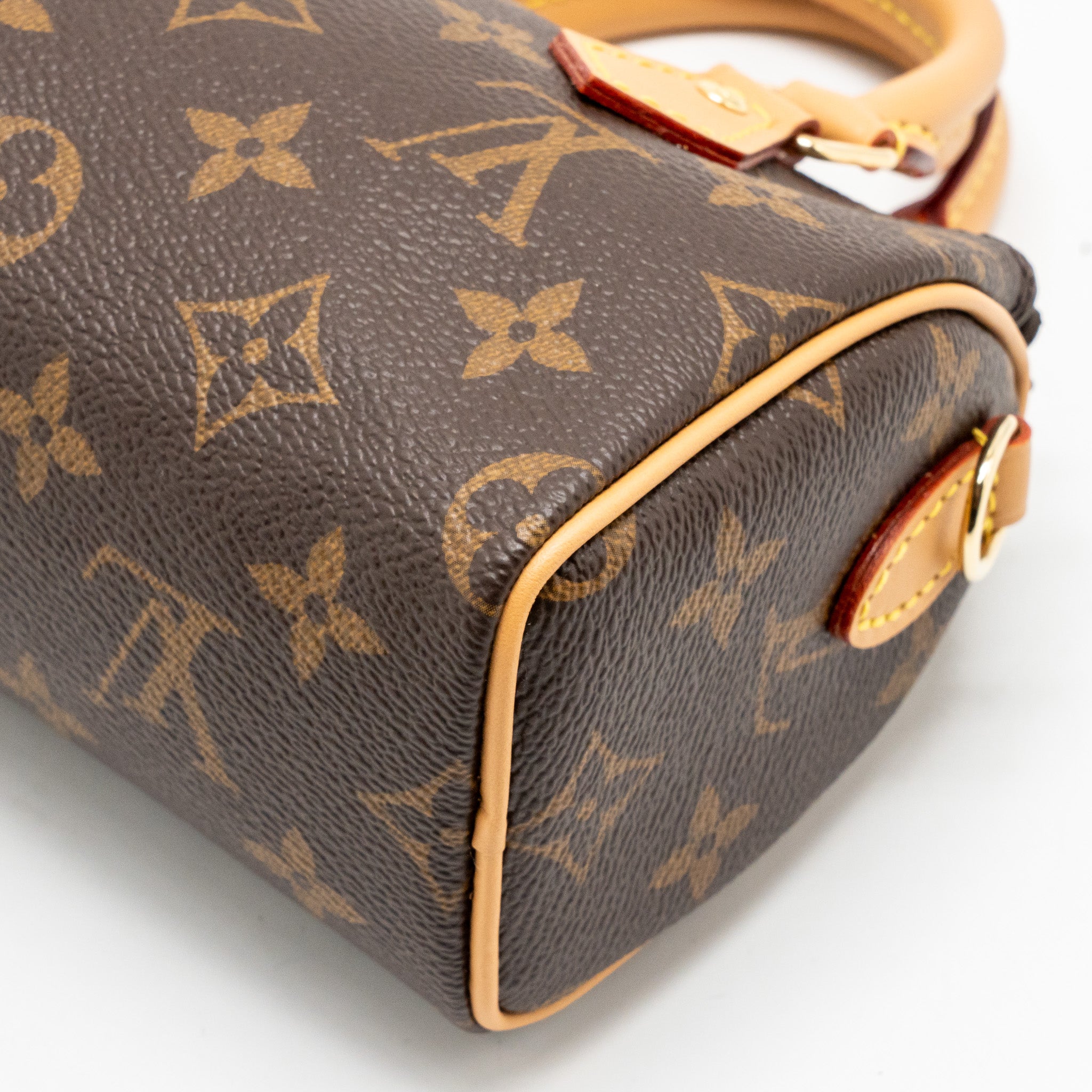 LOUIS VUITTON NANO SPEEDY MONOGRAM CANVAS GHW