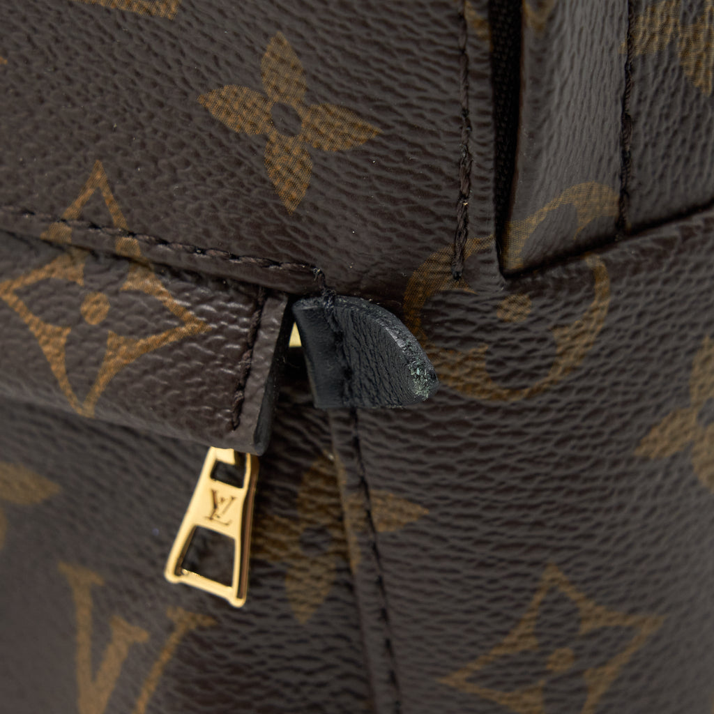LOUIS VUITTON PALM SPRING MINI BACKPACK MONOGRAM CANVAS YEAR 2018