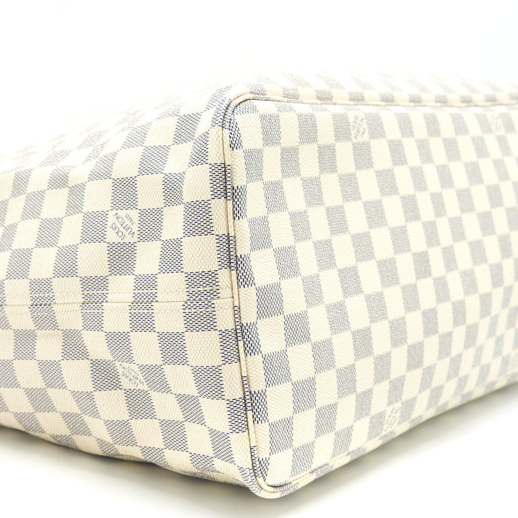 LOUIS VUITTON NEVERFULL GM DAMIER AZUR CANVAS