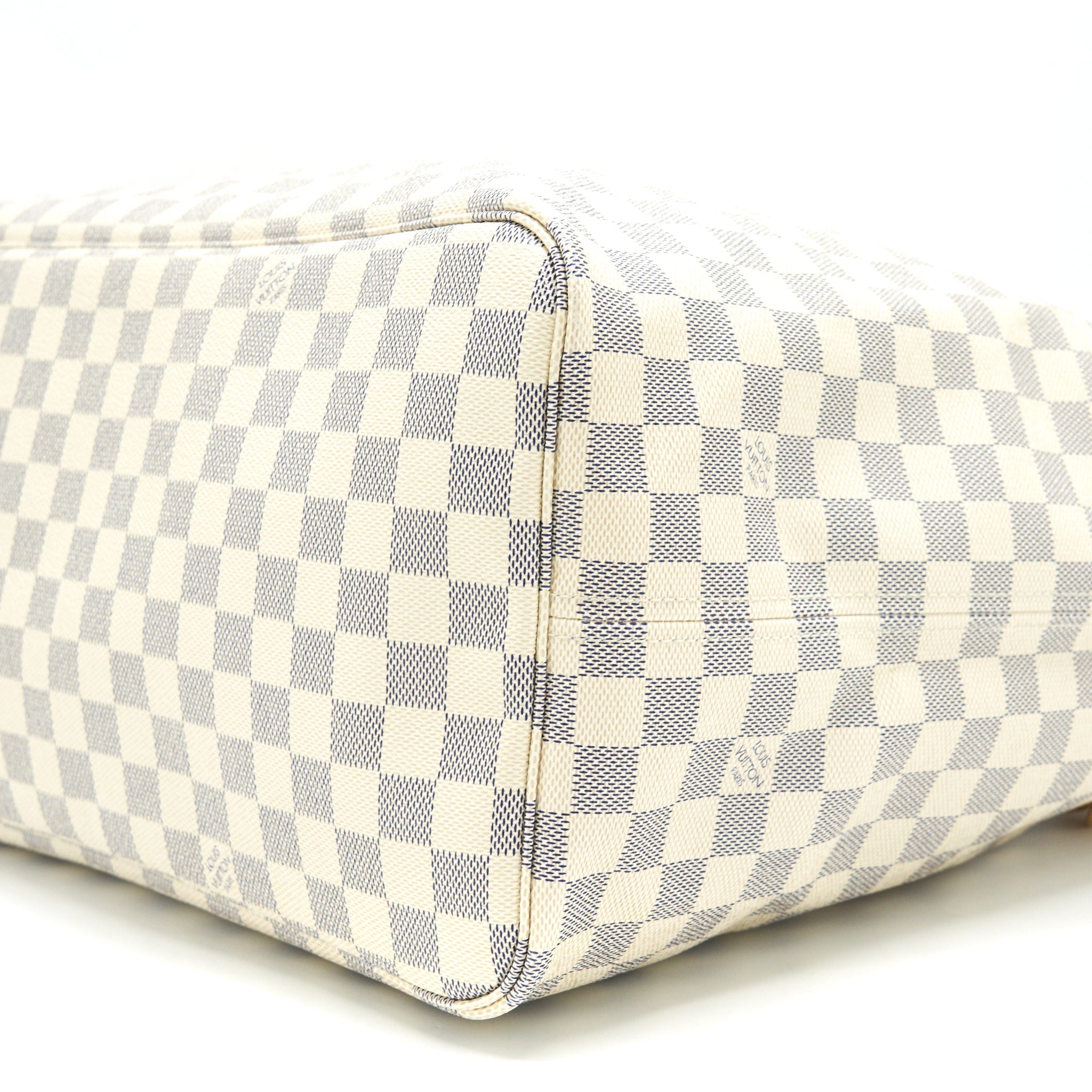 LOUIS VUITTON NEVERFULL GM DAMIER AZUR CANVAS
