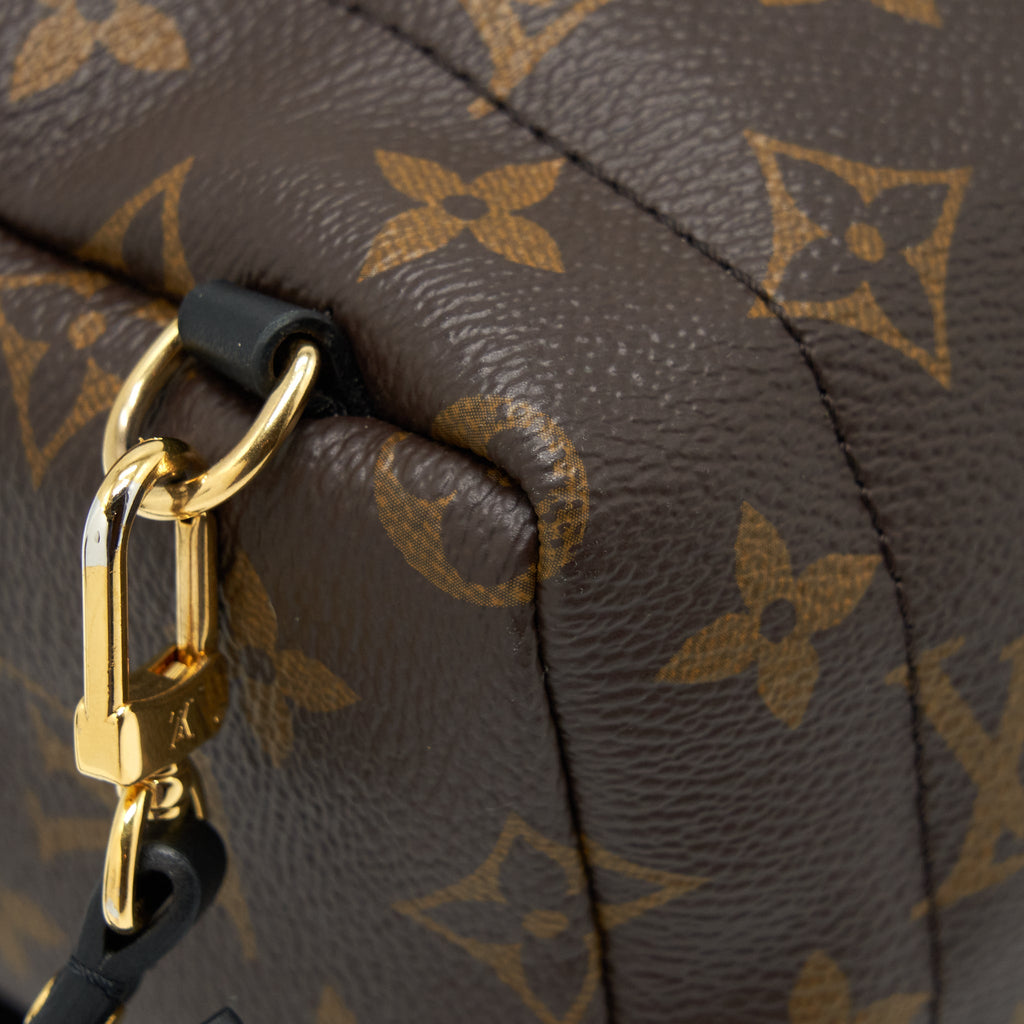LOUIS VUITTON PALM SPRING MINI BACKPACK MONOGRAM CANVAS YEAR 2018