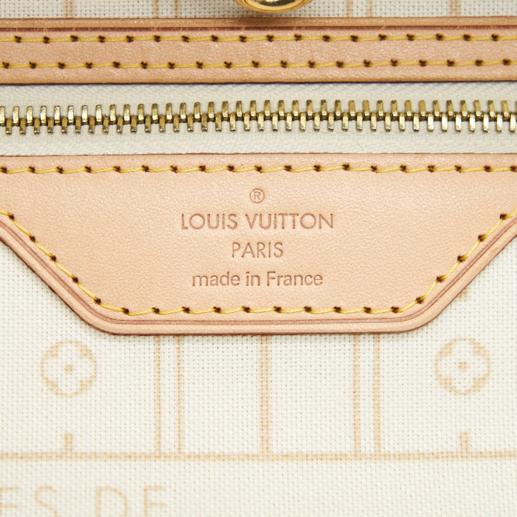 LOUIS VUITTON NEVERFULL GM DAMIER AZUR CANVAS