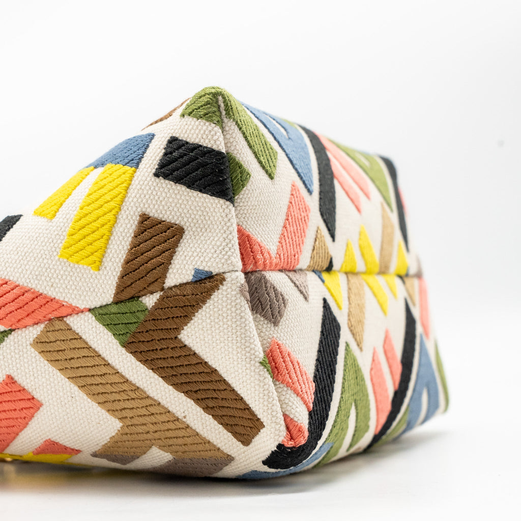FENDI BY THE WAY MINI BAG EMBROIDERED FF CANVAS MULTICOLOUR GHW