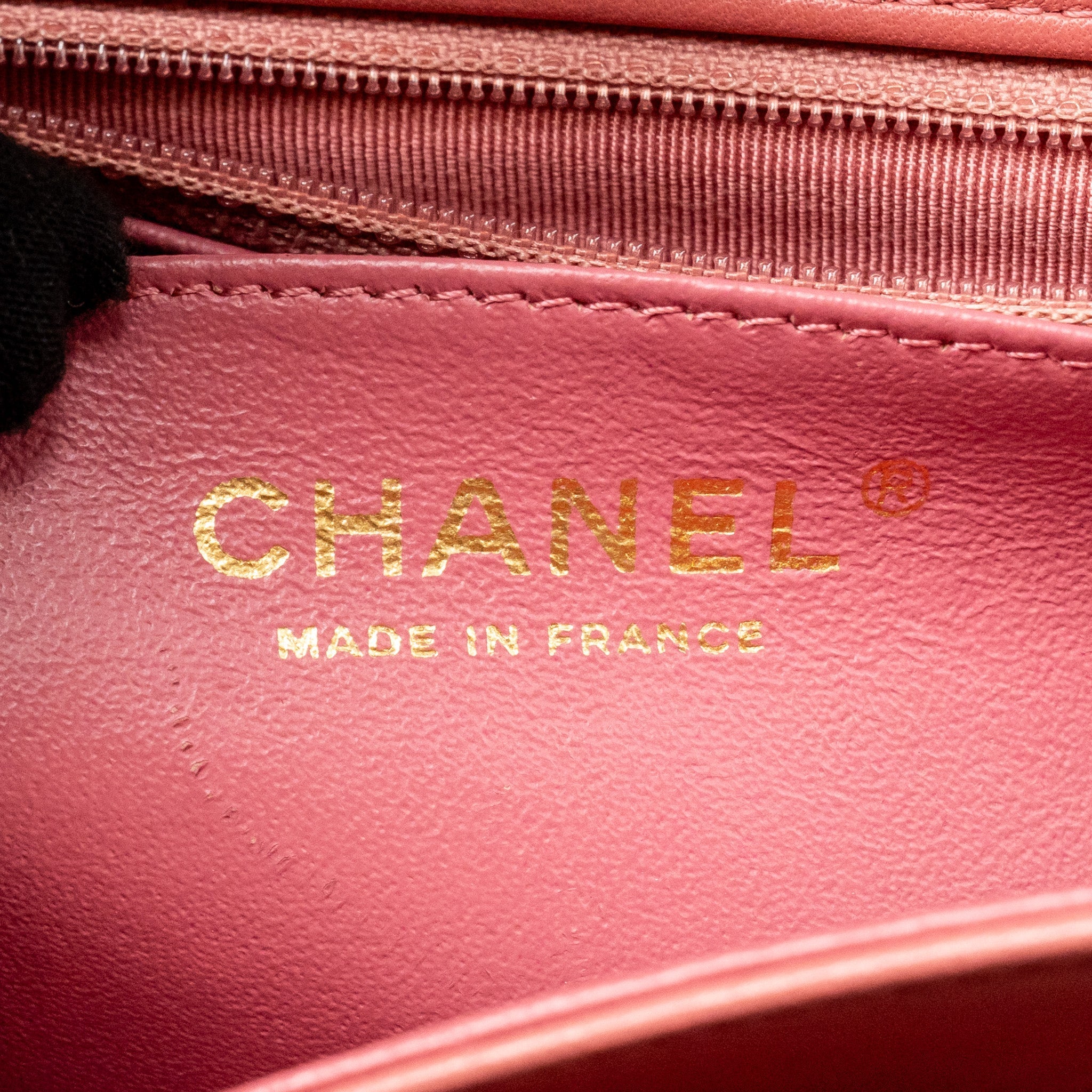 CHANEL CHARM CHAIN QUILTED FLAP BAG LAMBSKIN PINK LGHW