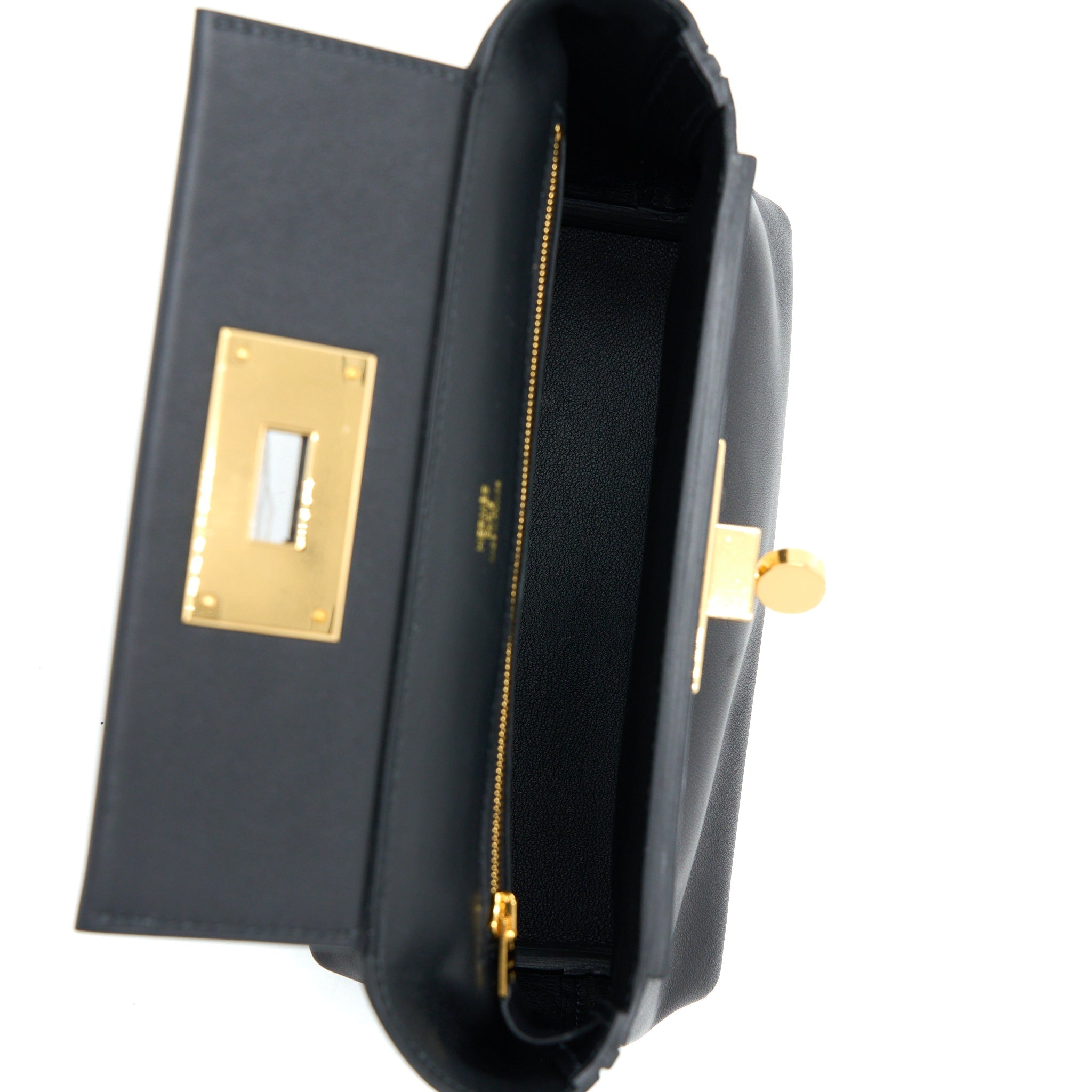 HERMES MINI 24/24 2424-21 BAG SWIFT/VOLUPTO BLACK GHW