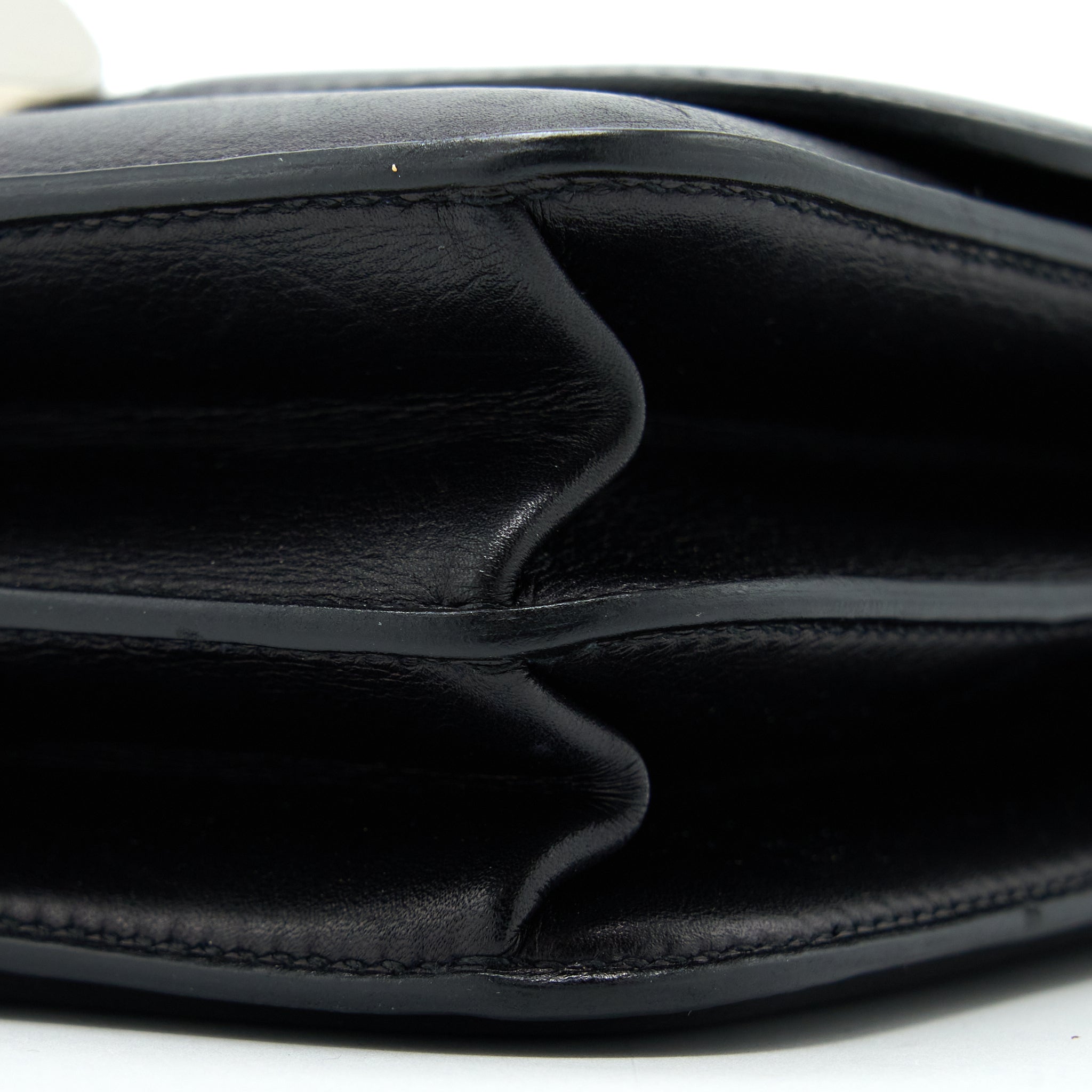 HERMES 2002 20 BAG EVERGRAIN BLACK SHW