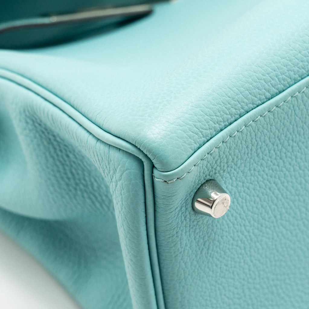 HERMES KELLY 28 TOGO BLUE ATOLL SHW