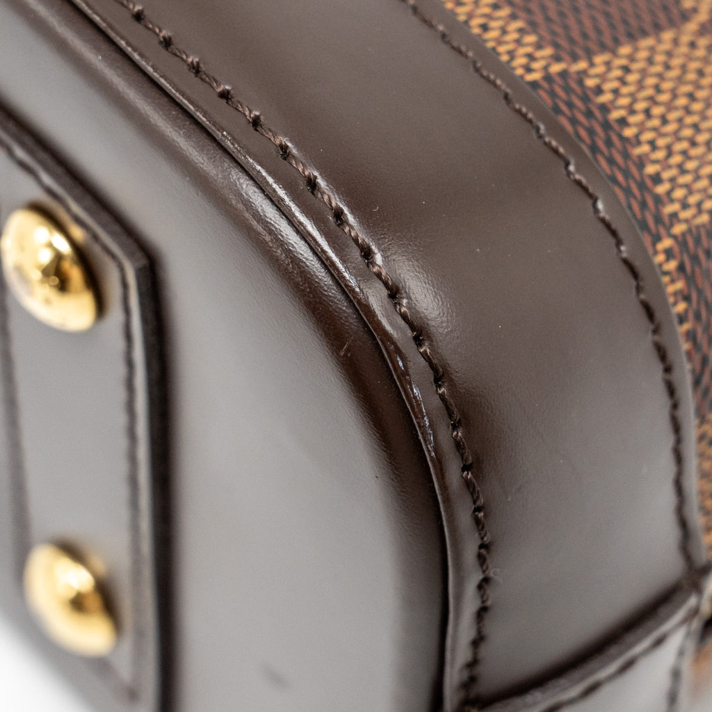LOUIS VUITTON ALMA BB DAMIER EBENE CANVAS GHW