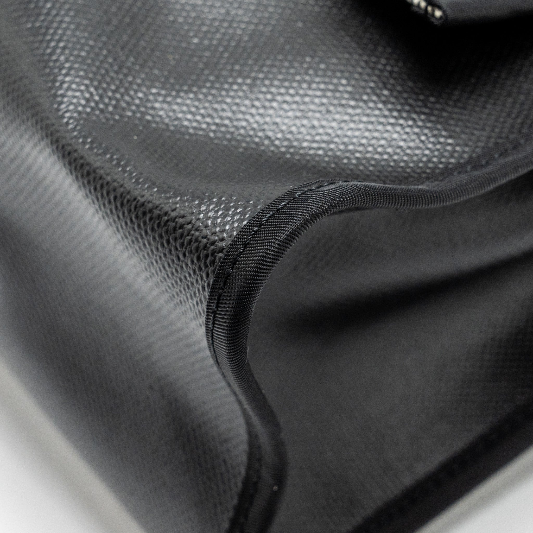 HERMES HERBAG 31 ZIP BAG BERLINE CANVAS / VACHE HUNTER BLACK / ECRU GHW