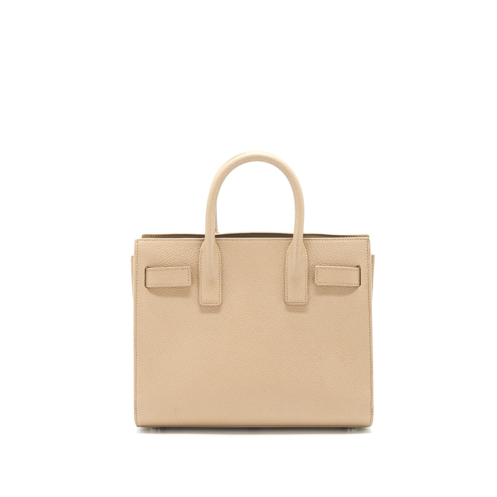 SAINT LAURENT SAC DE JOUR IN NANO SIZE BEIGE SHW