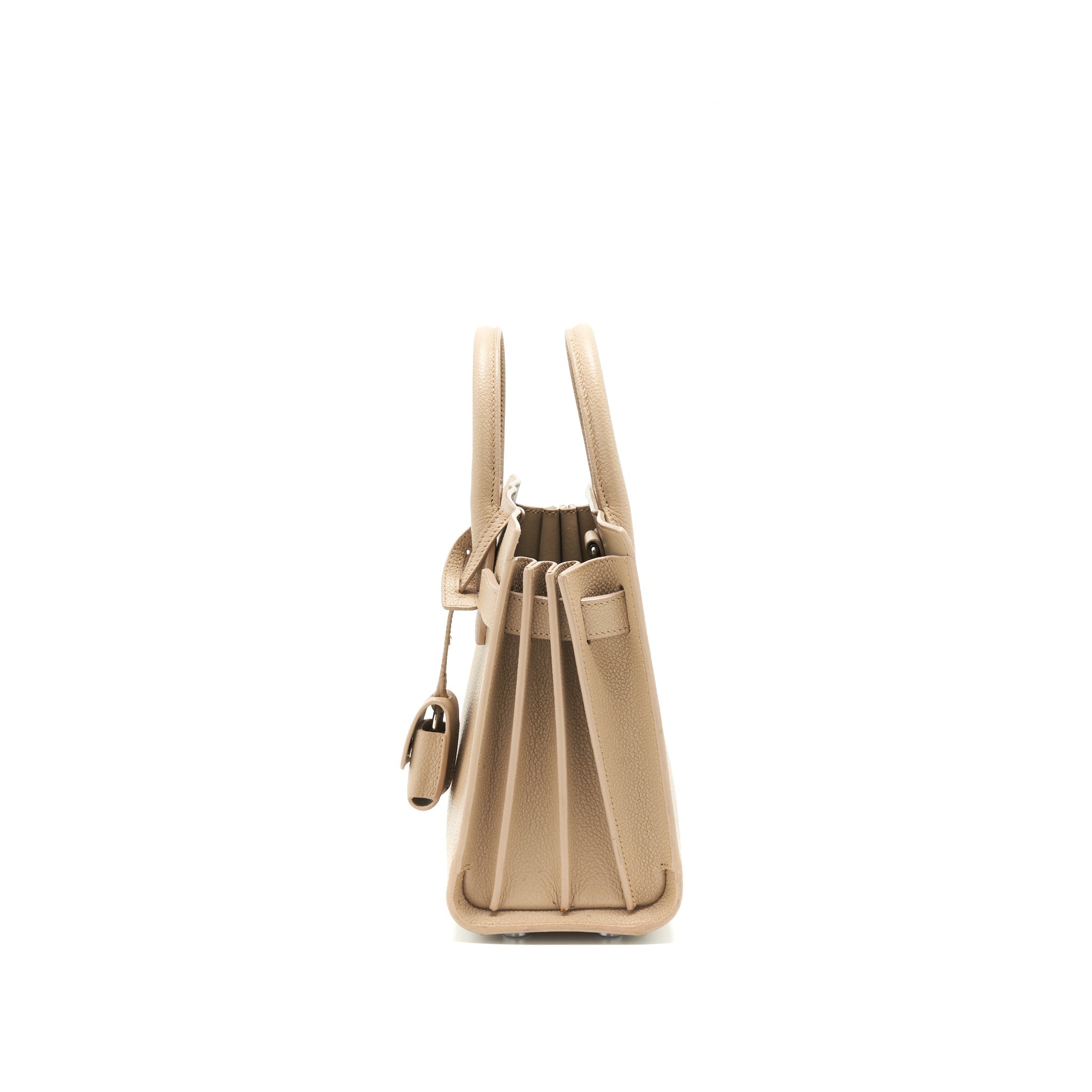 SAINT LAURENT SAC DE JOUR IN NANO SIZE BEIGE SHW
