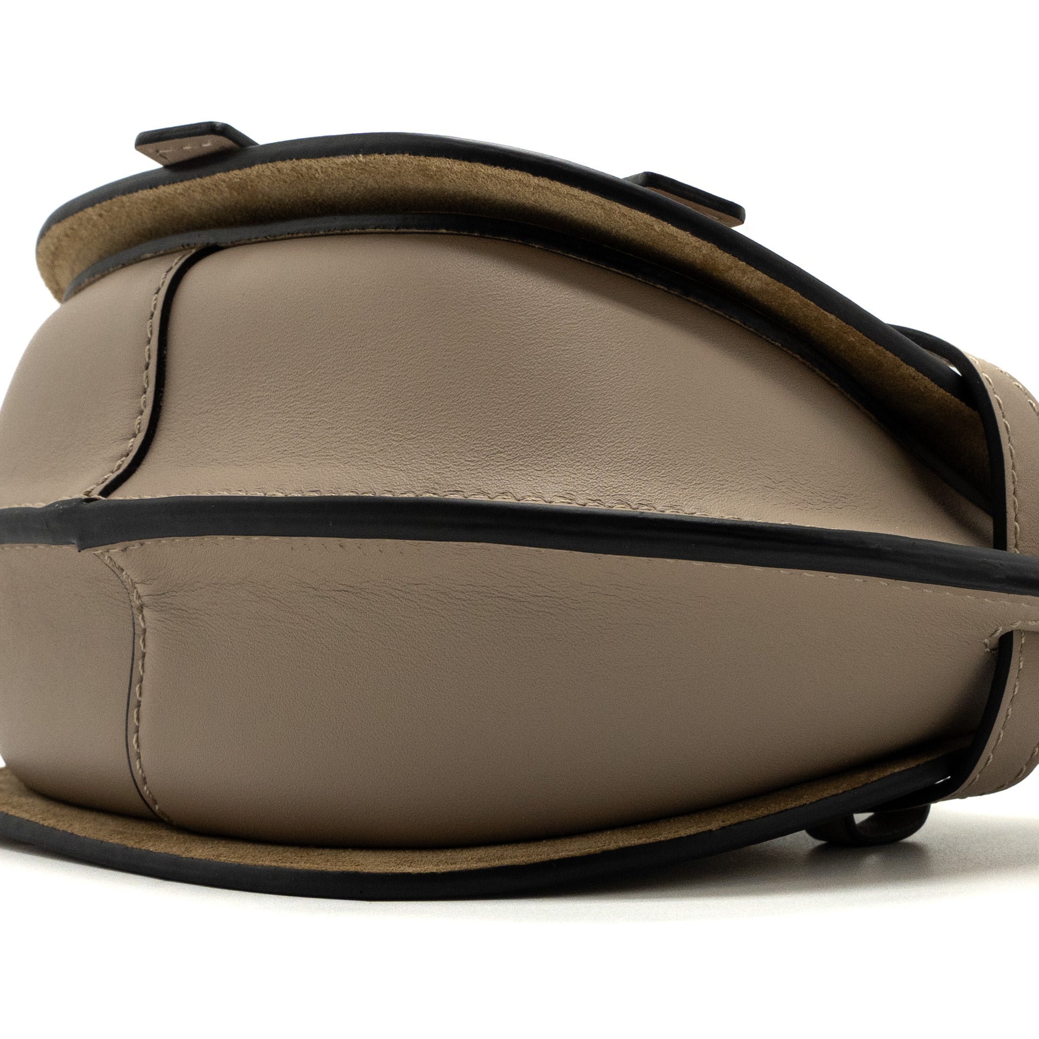 LOEWE MINI GATE DUAL BAG SOFT CALFSKIN SAND GHW