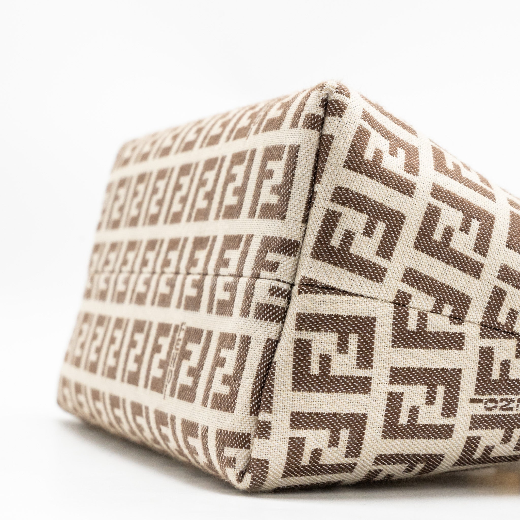 FENDI BY THE WAY MINI BAG FF CANVAS/LEATHER BROWN/CREAM GHW