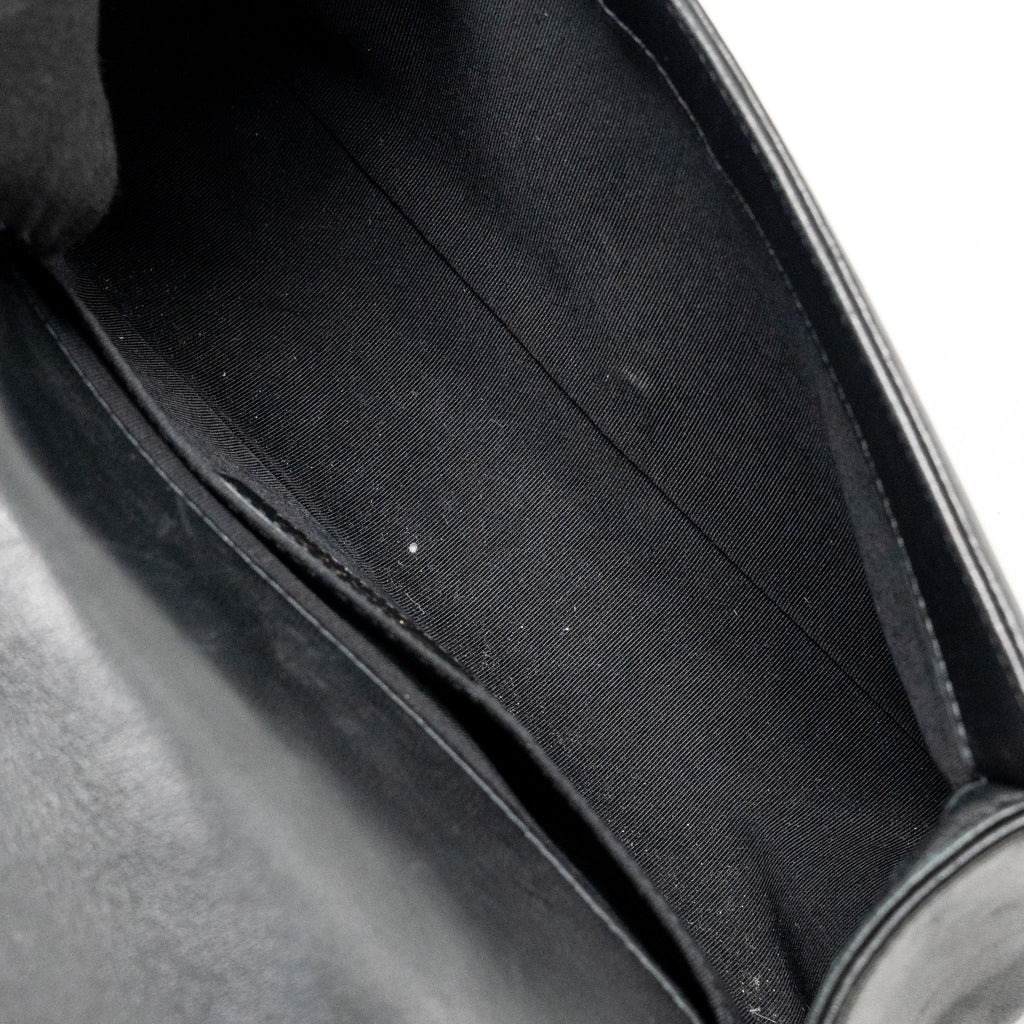 CHANEL MEDIUM BOY BAG LAMBSKIN BLACK GHW