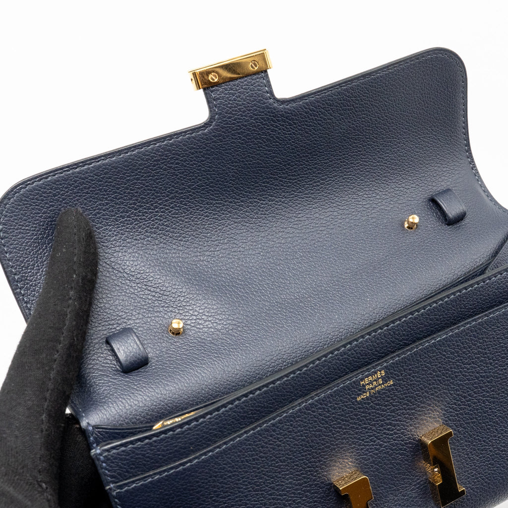 HERMES CONSTANCE TO GO EVERCOLOR BLUE NUIT GHW