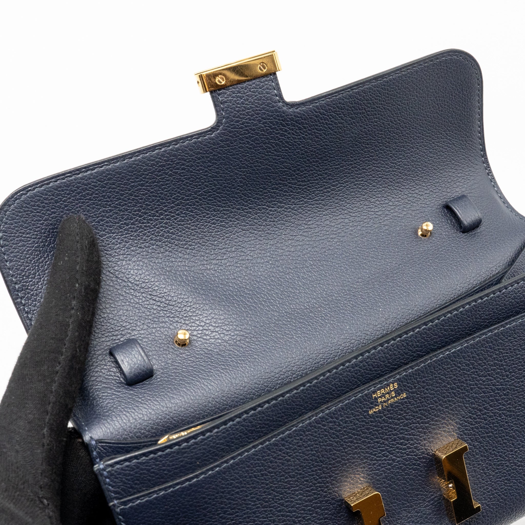 HERMES CONSTANCE TO GO EVERCOLOR BLUE NUIT GHW
