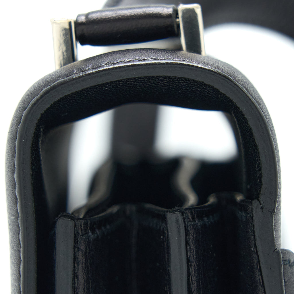 HERMES 2002 20 BAG EVERGRAIN BLACK SHW