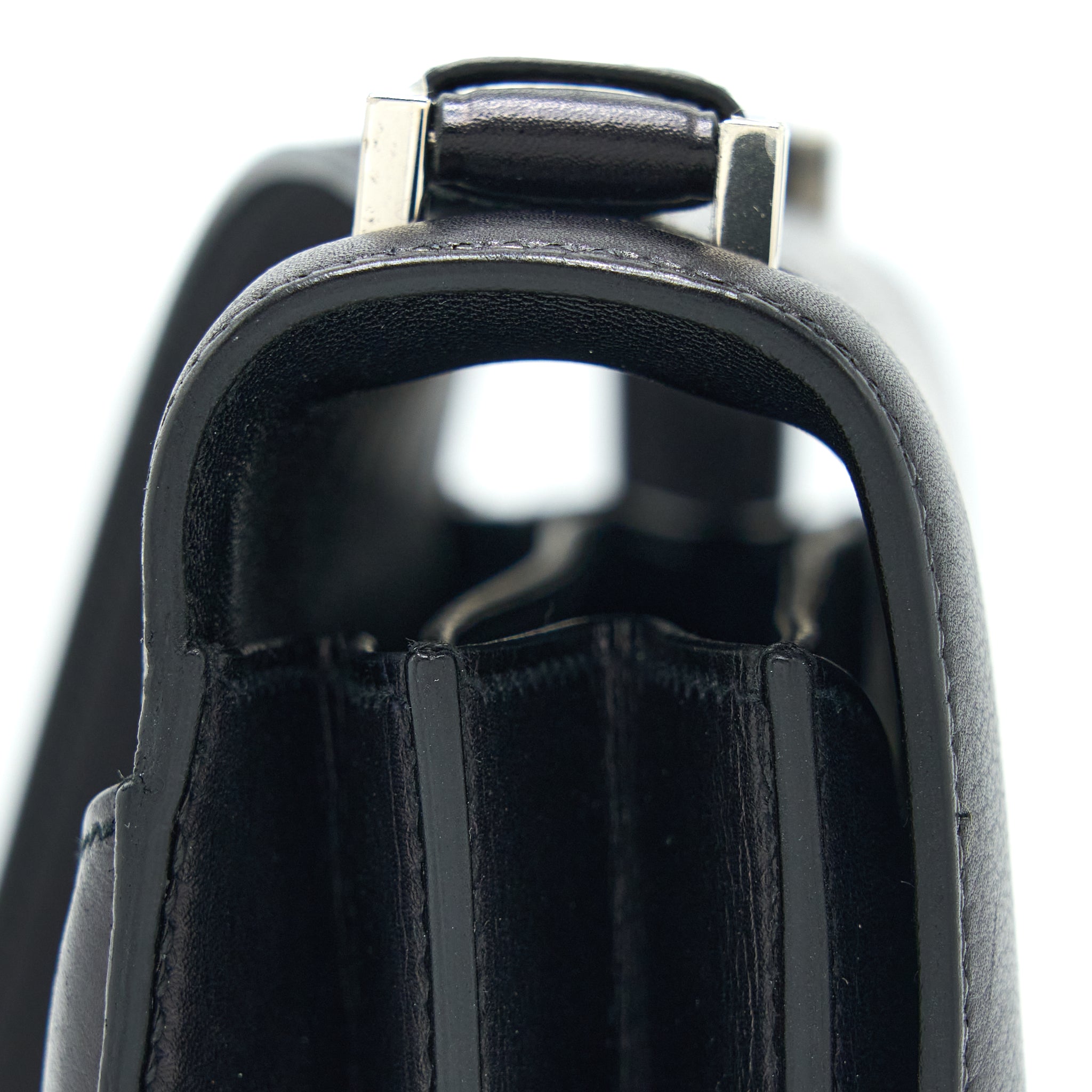 HERMES 2002 20 BAG EVERGRAIN BLACK SHW