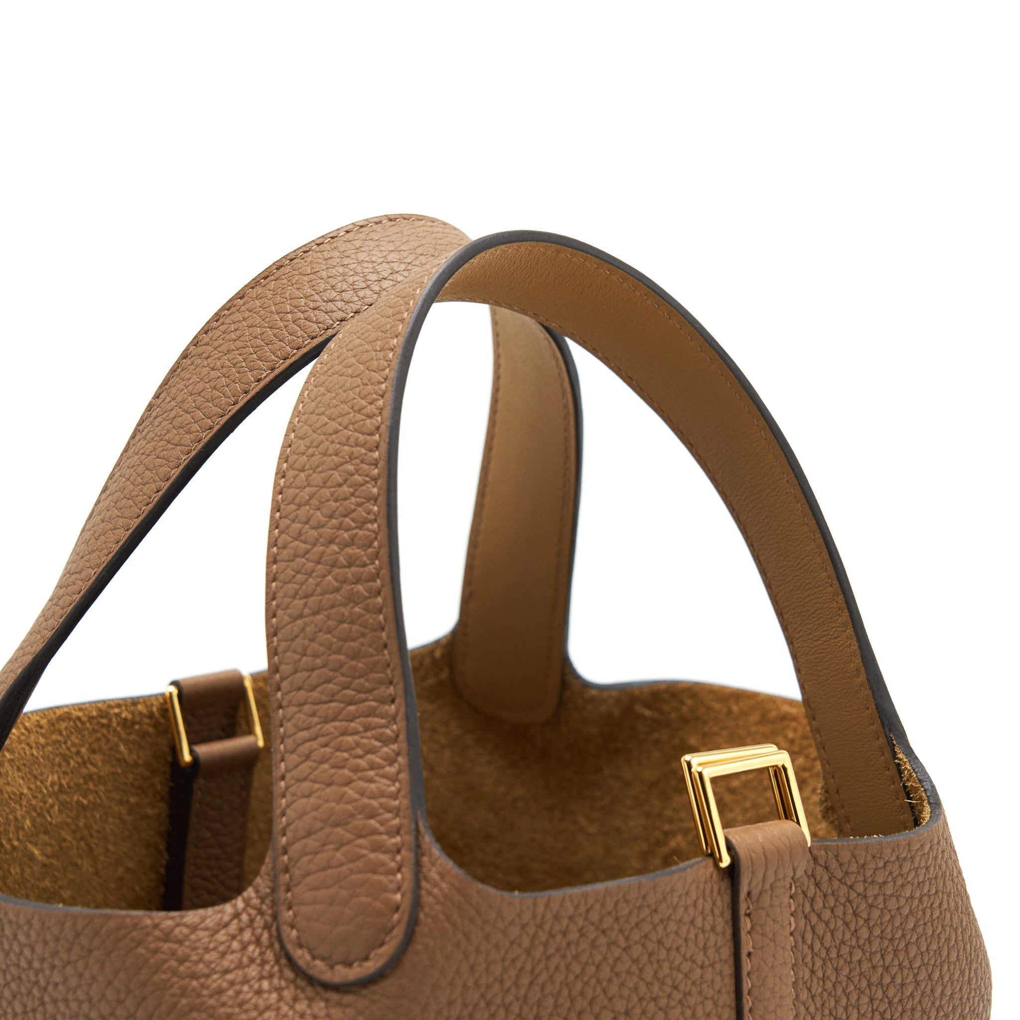 HERMES PICOTIN 18 LOCK BAG BISCUIT/ALEZAN GHW
