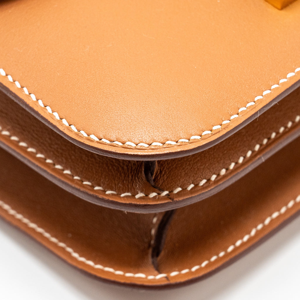 HERMES MINI CONSTANCE SWIFT GOLD GHW