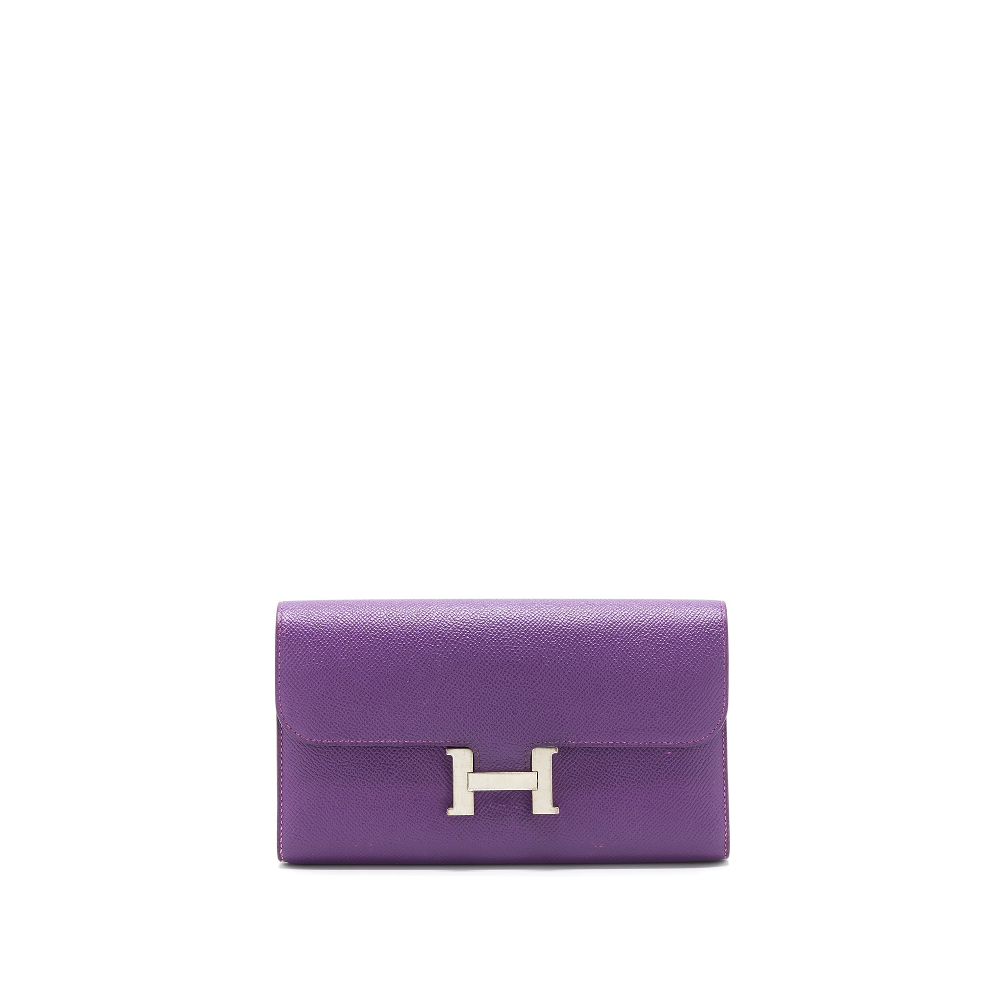 HERMES CONSTANCE WALLET EPSOM PURPLE SHW