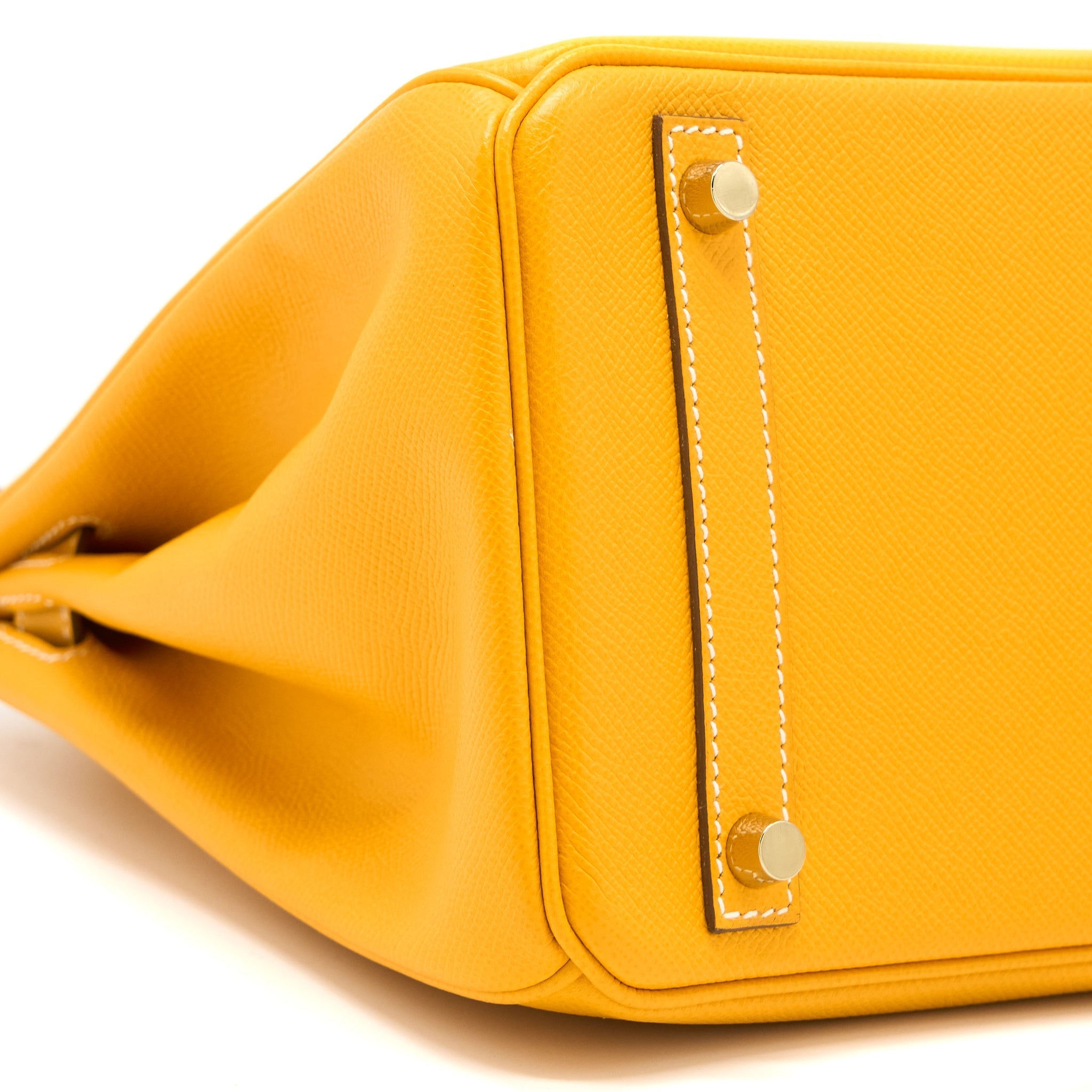 HERMES BIRKIN 30 EPSOM 9V JAUNE D’OR LGHW