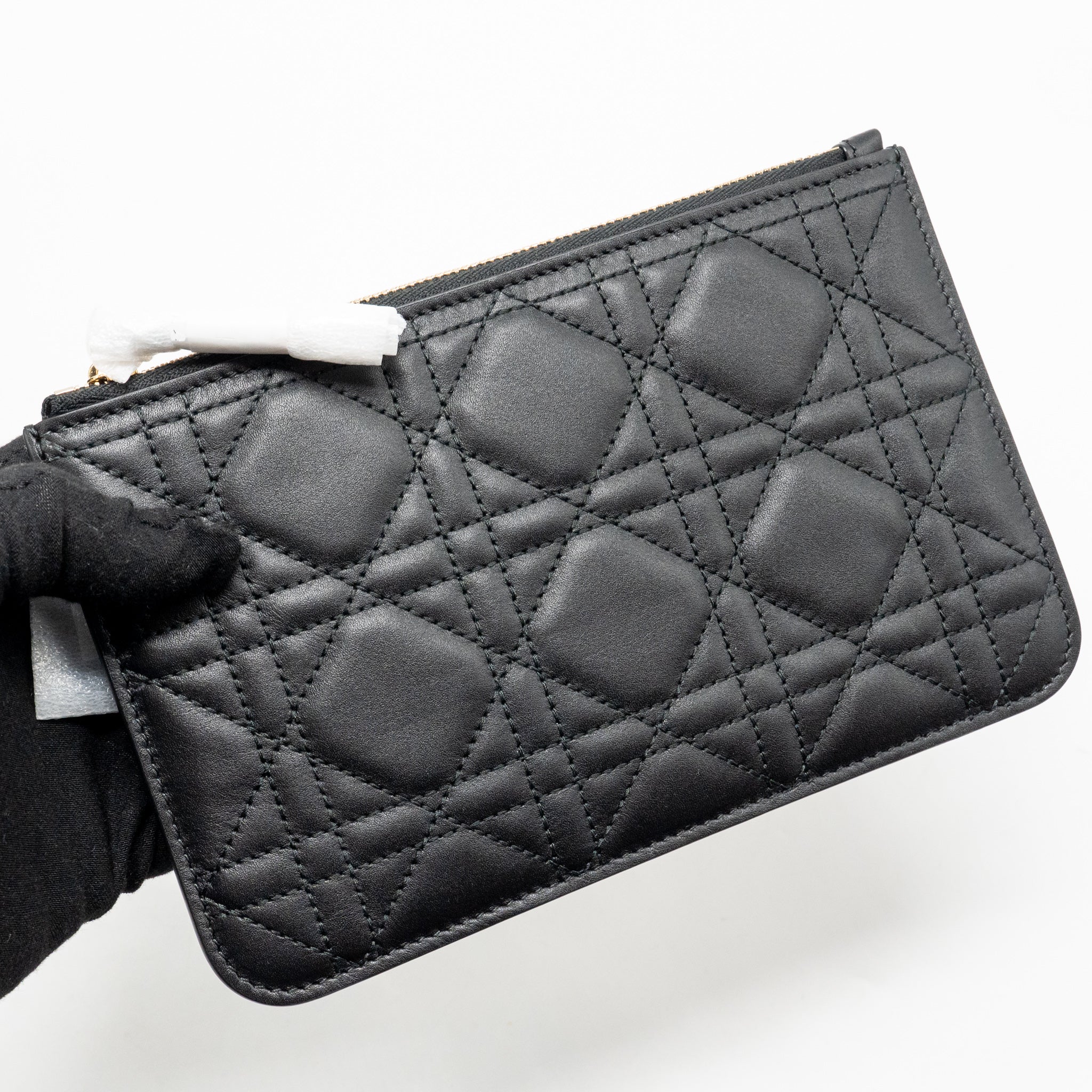DIOR MEDIUM DIOR TOUJOURS TOTE BAG MACROCANNAGE CALFSKIN BLACK LGHW