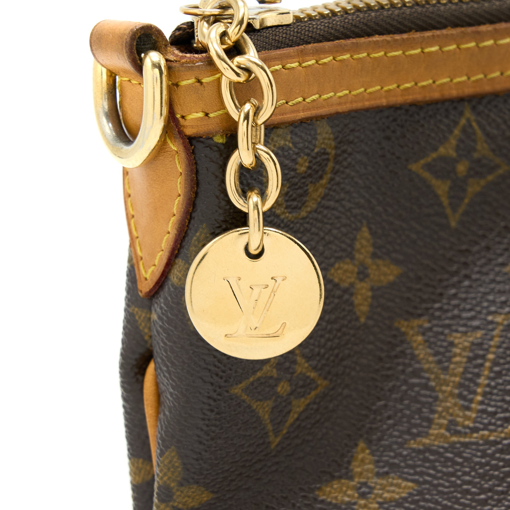 LOUIS VUITTON PALERMO PM MONOGRAM CANVAS GHW