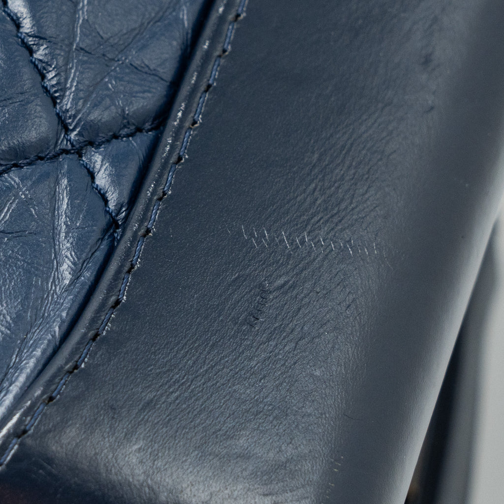 CHANEL SMALL GABRIELLE HOBO BAG CALFSKIN BLUE MULTICOLOUR HARDWARE