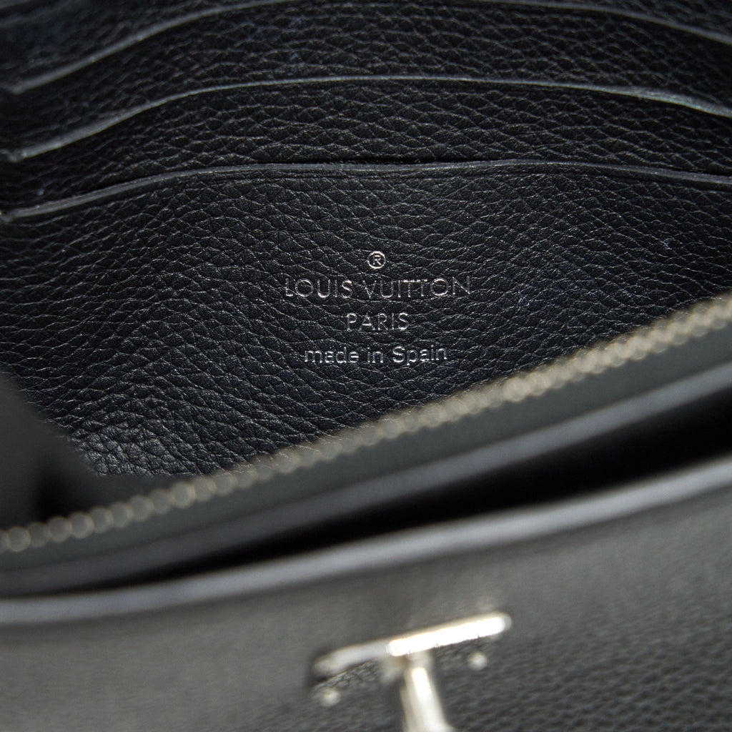 LOUIS VUITTON THE MY LOCKME CHAIN CROSSBODY BAG BLACK