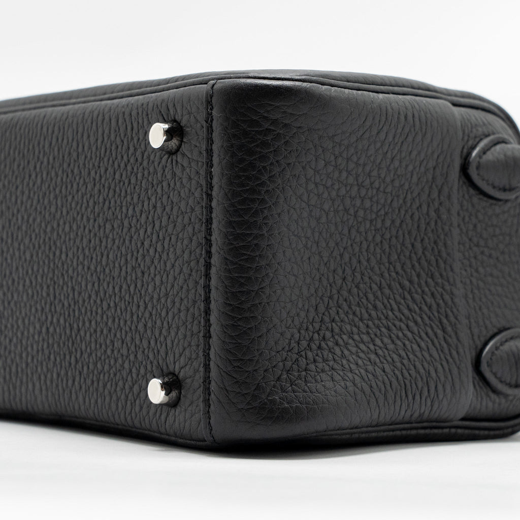 HERMES MINI LINDY II CLEMENCE BLACK SHW