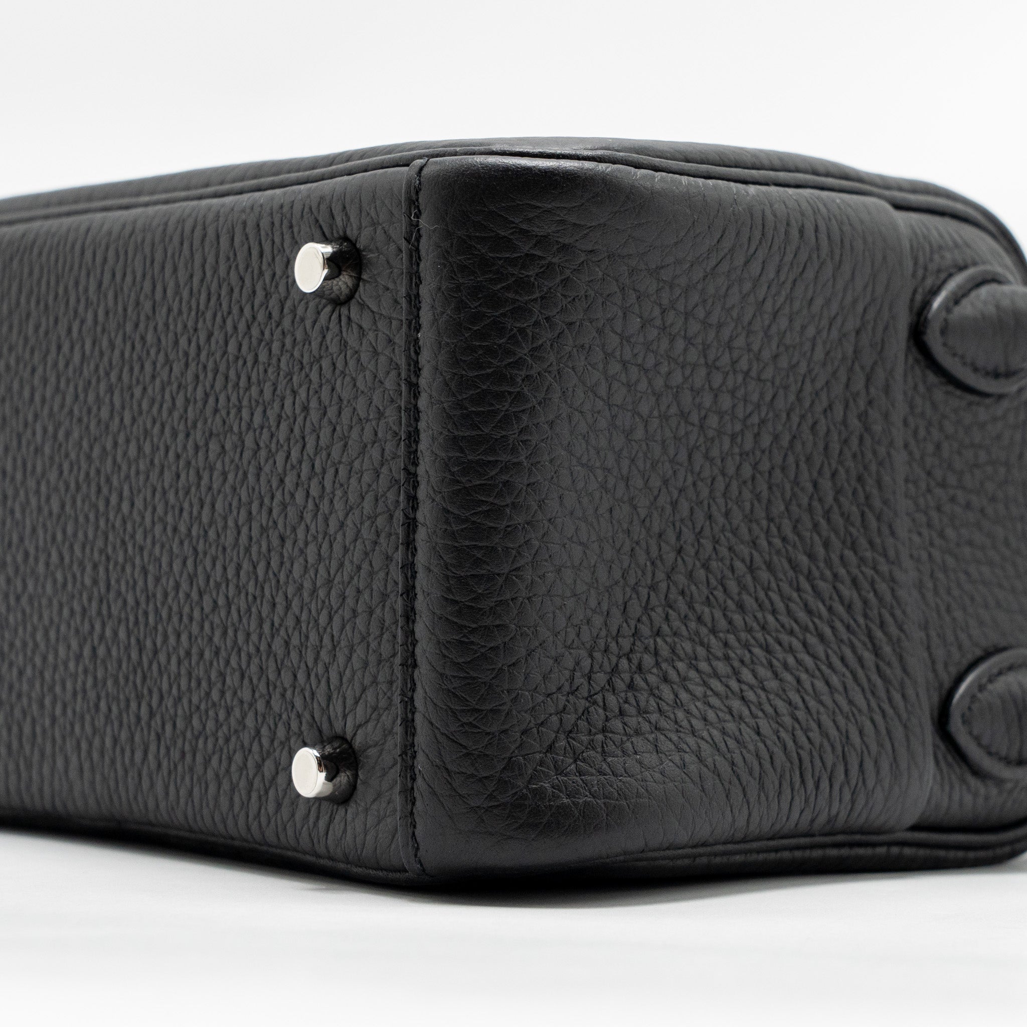 HERMES MINI LINDY II CLEMENCE BLACK SHW