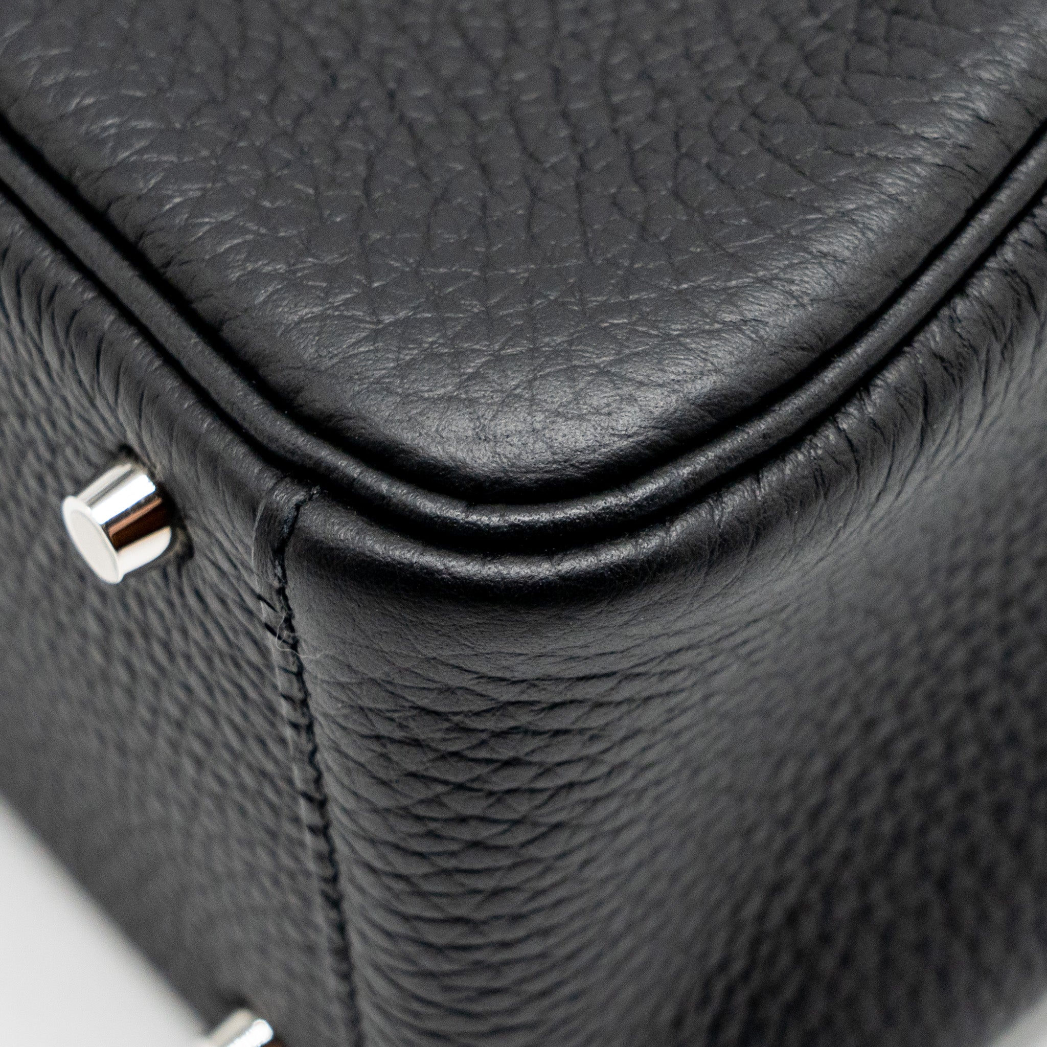 HERMES MINI LINDY II CLEMENCE BLACK SHW