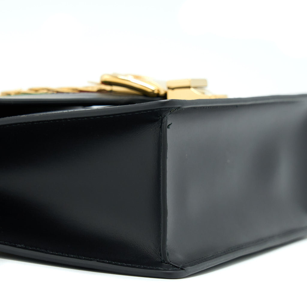 GUCCI SYLVIE BAG BLACK GHW