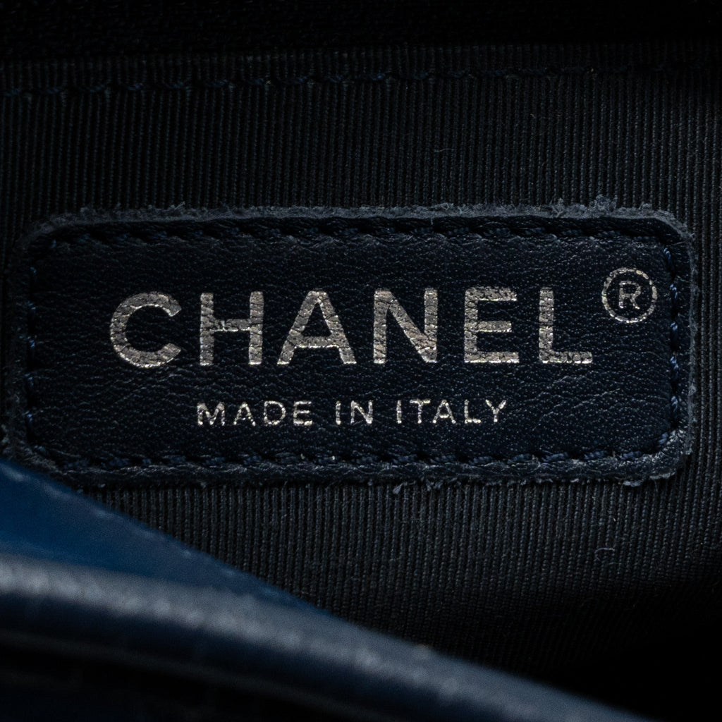 CHANEL SMALL GABRIELLE HOBO BAG CALFSKIN BLUE MULTICOLOUR HARDWARE