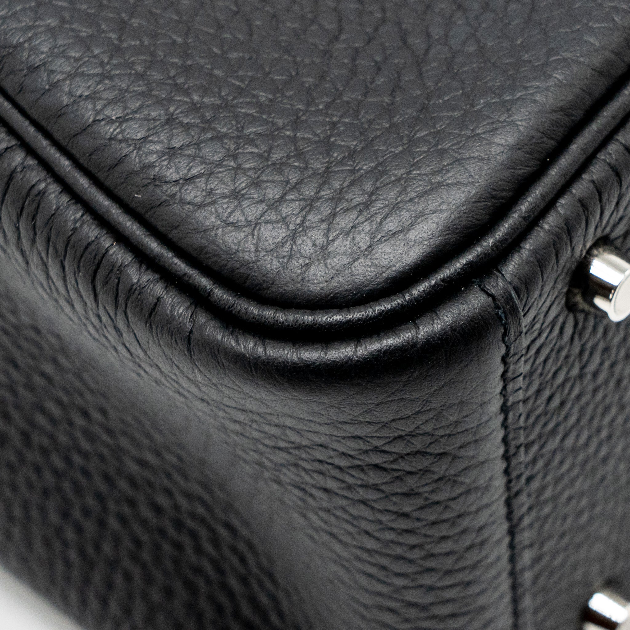 HERMES MINI LINDY II CLEMENCE BLACK SHW