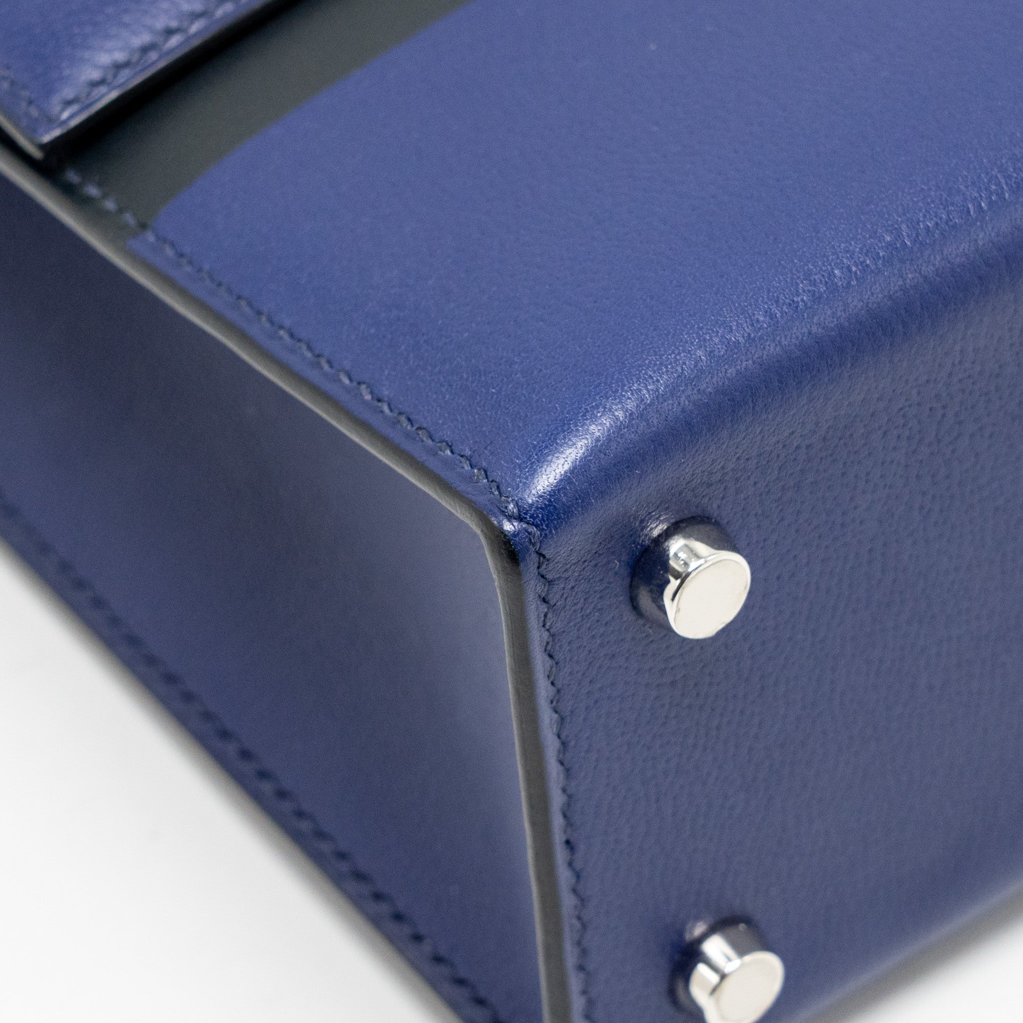 HERMES VERROU 23 ALLEGRETTO LEATHER BLEU ENCRE / MULTICOLOUR SHW