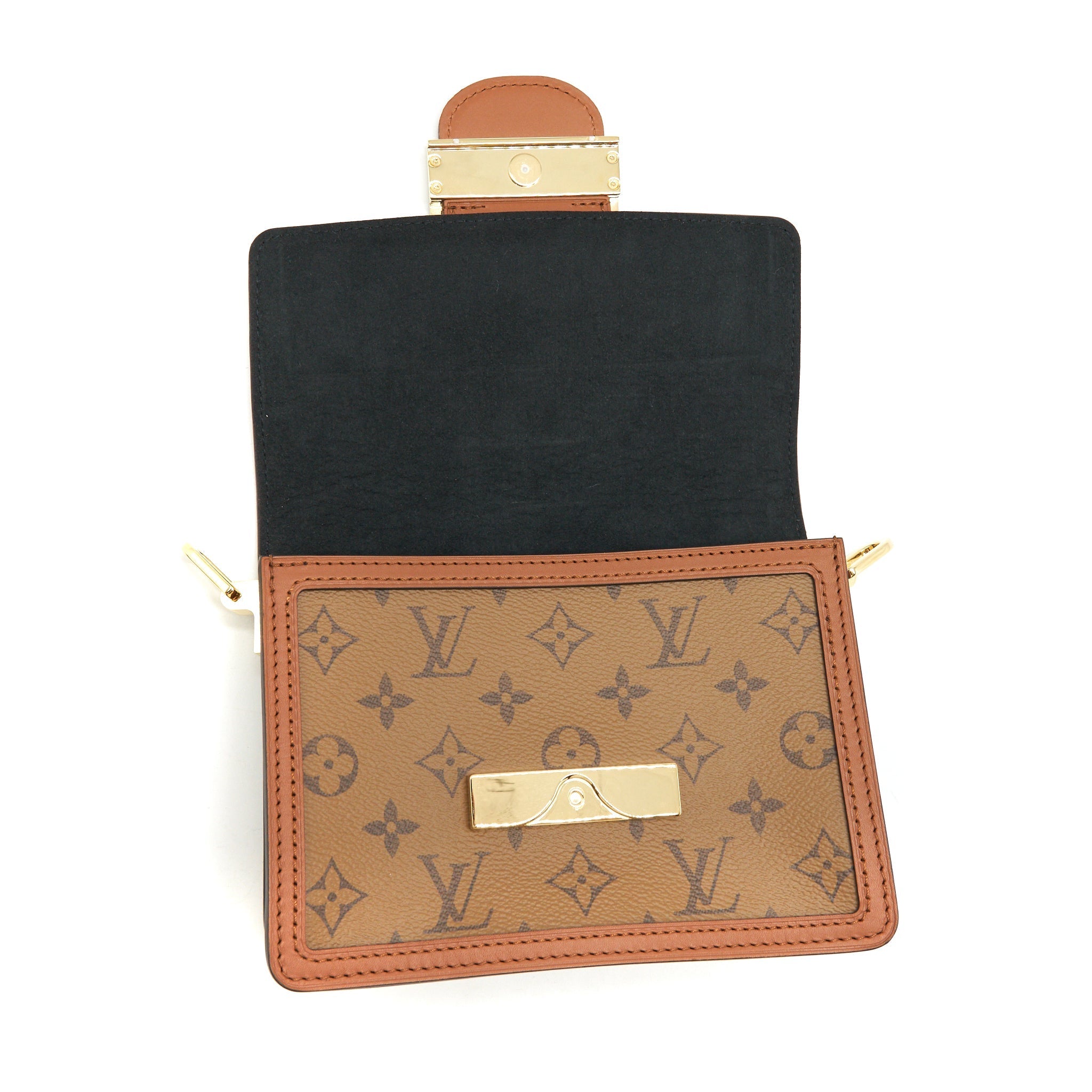 LOUIS VUITTON MINI DAUPHINE MONOGRAM REVERSE CANVAS