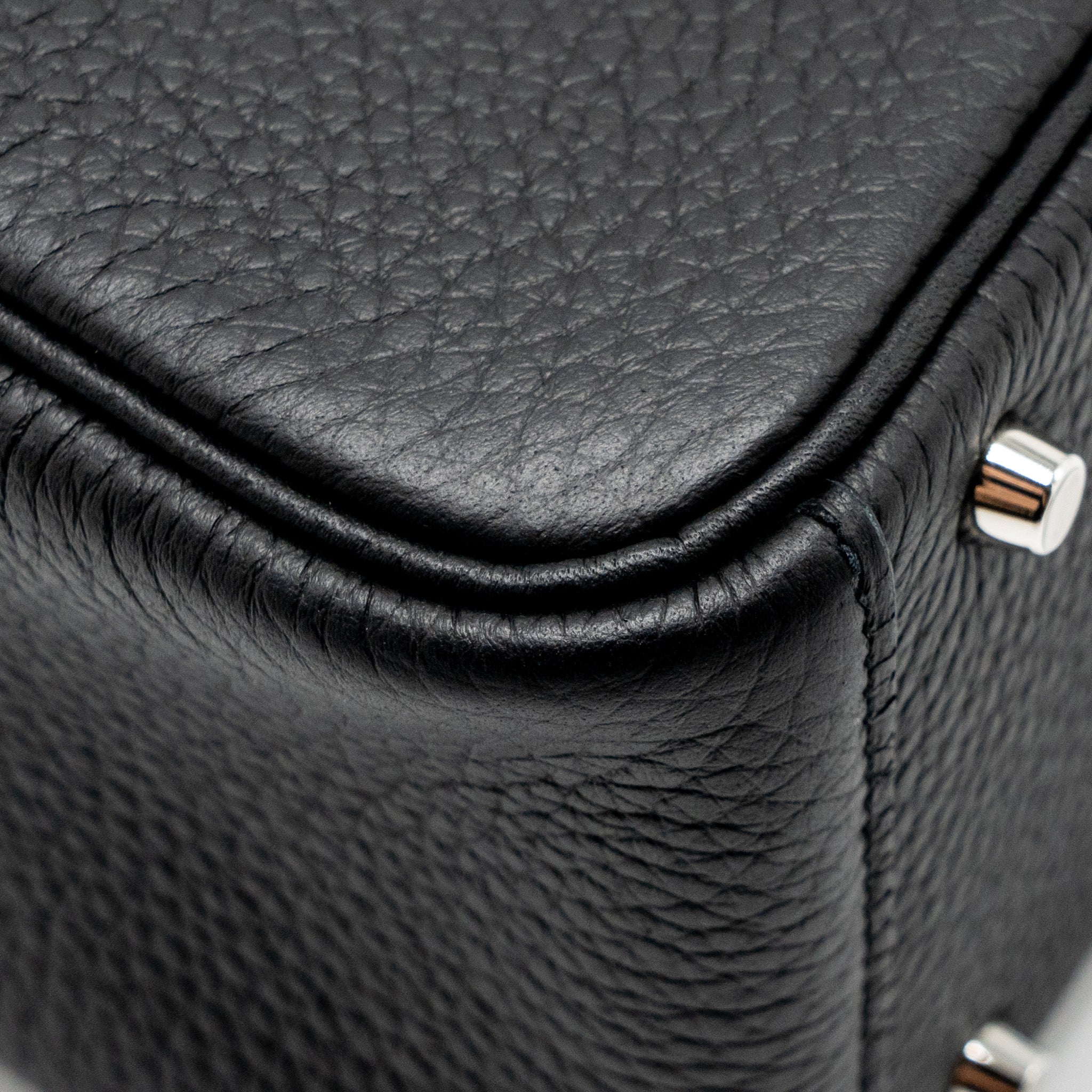 HERMES MINI LINDY II CLEMENCE BLACK SHW