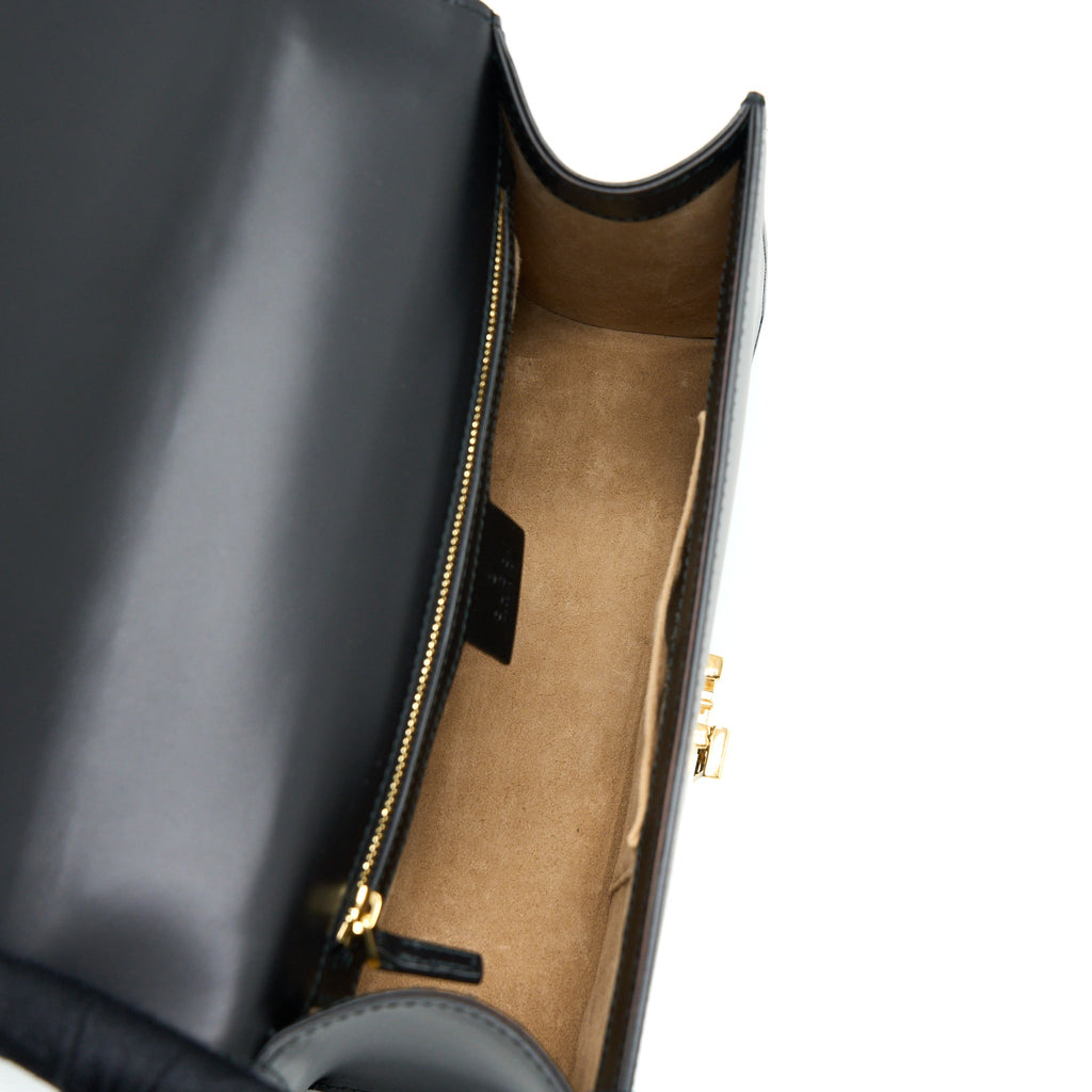 GUCCI SYLVIE BAG BLACK GHW