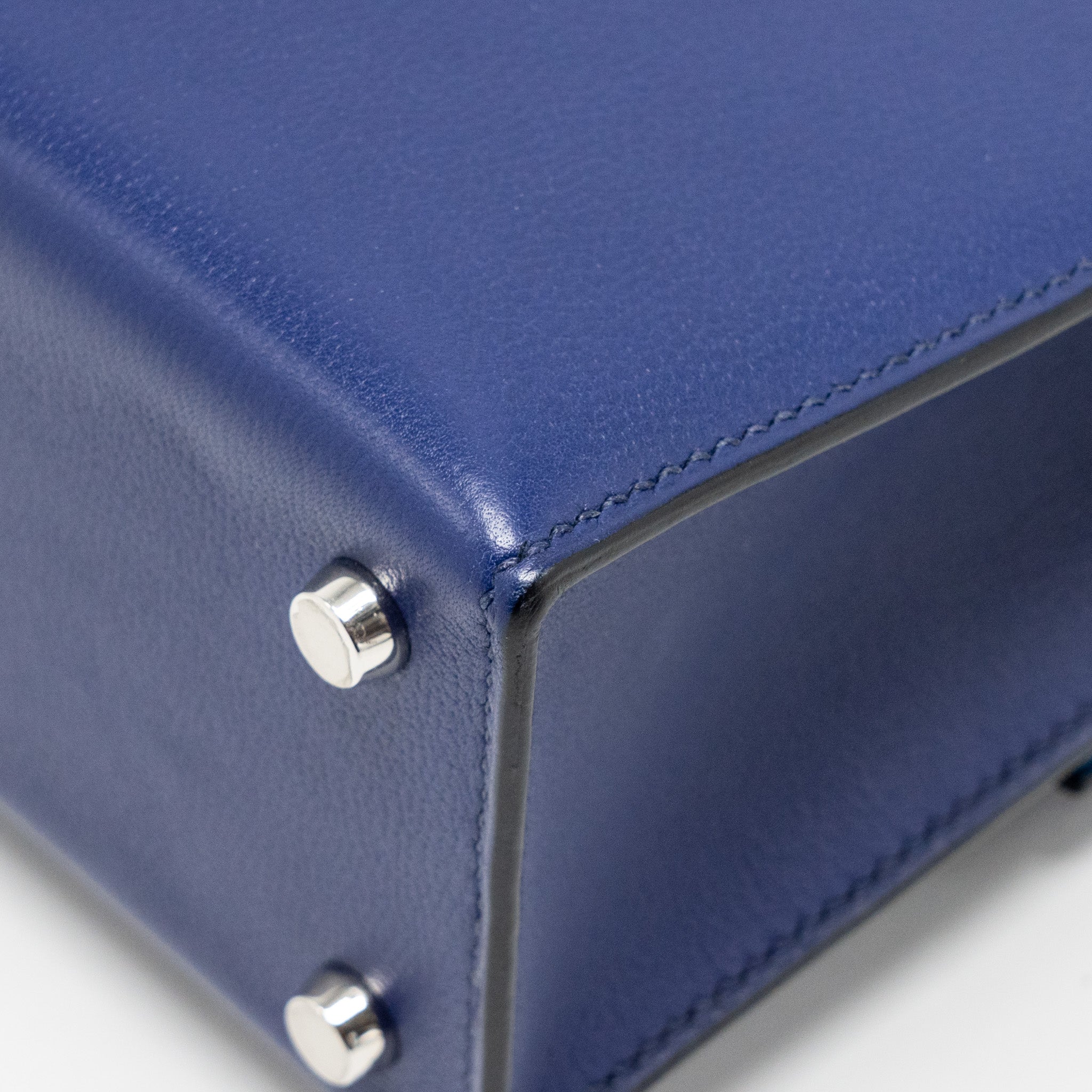 HERMES VERROU 23 ALLEGRETTO LEATHER BLEU ENCRE / MULTICOLOUR SHW