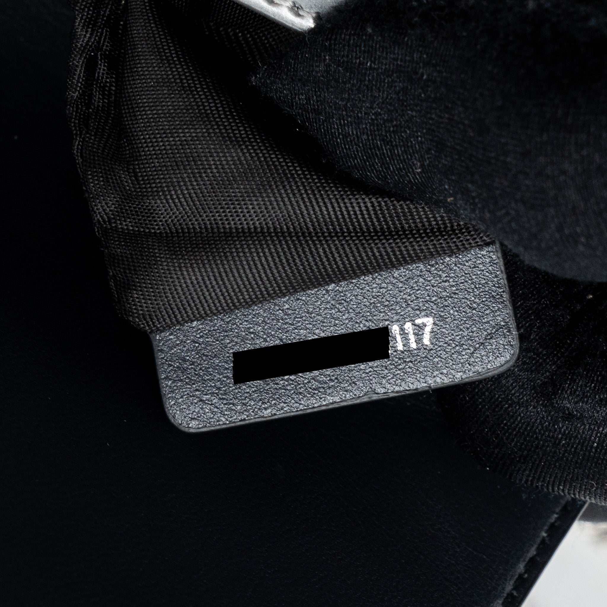 DIOR DIORAMA WALLET ON CHAIN PATENT METALLIC SILVER SHW