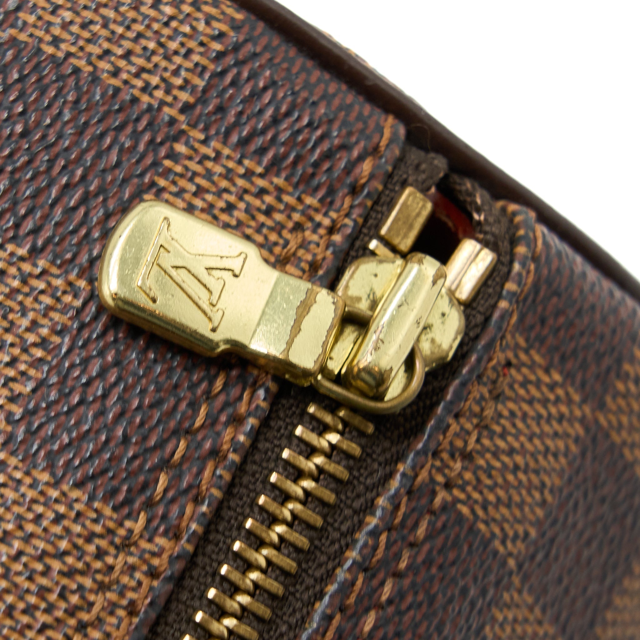 LOUIS VUITTON VINTAGE PAPILLON DAMIER EBENE CANVAS GHW