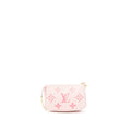 LOUIS VUITTON MINI POCHETTE PINK EMPREINTE