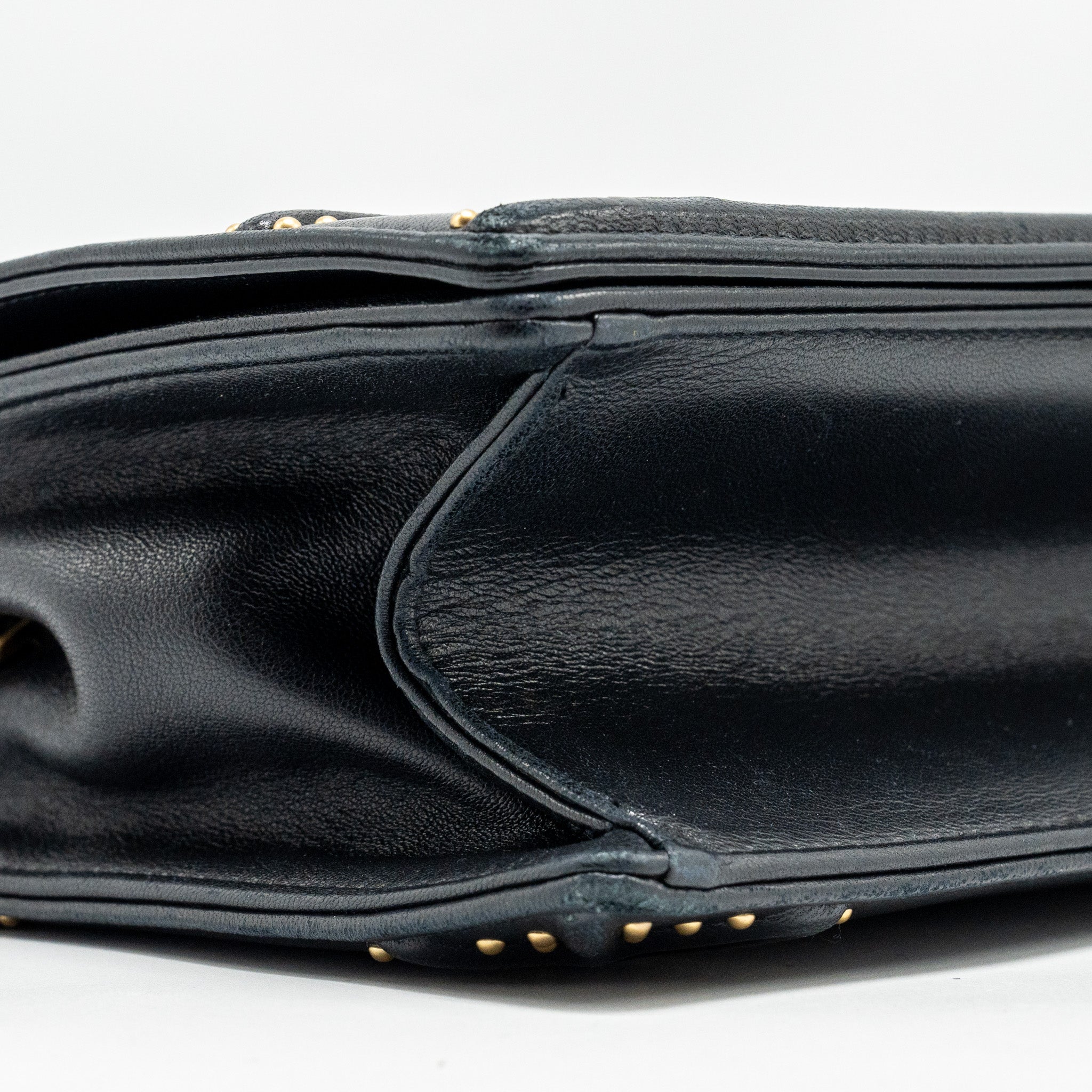 DIOR MEDIUM STUDDED DIORAMA LAMBSKIN BLACK GHW
